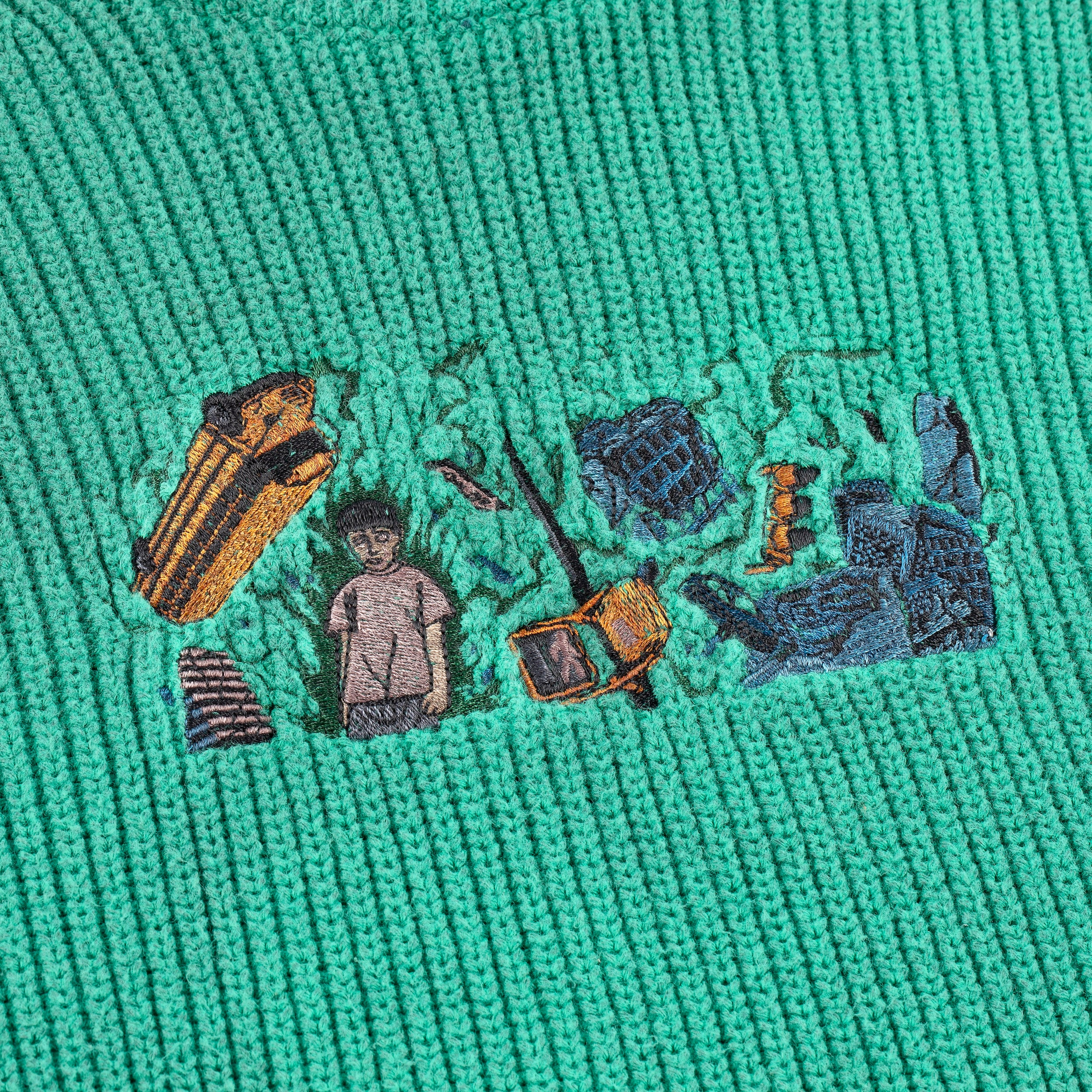 "super kid" heat reactive knit green - Image 8