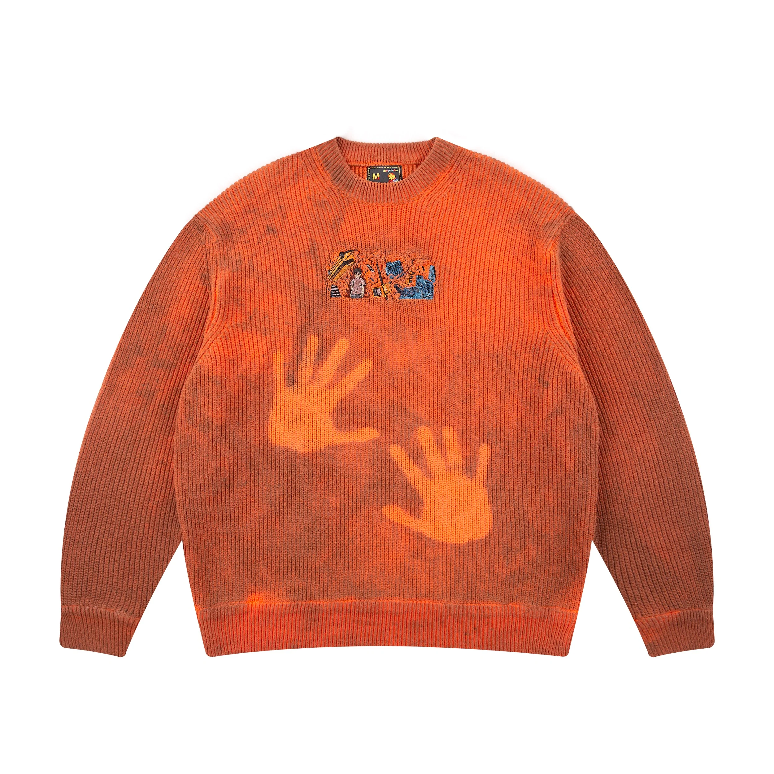 "super kid" heat reactive knit orange - Image 2