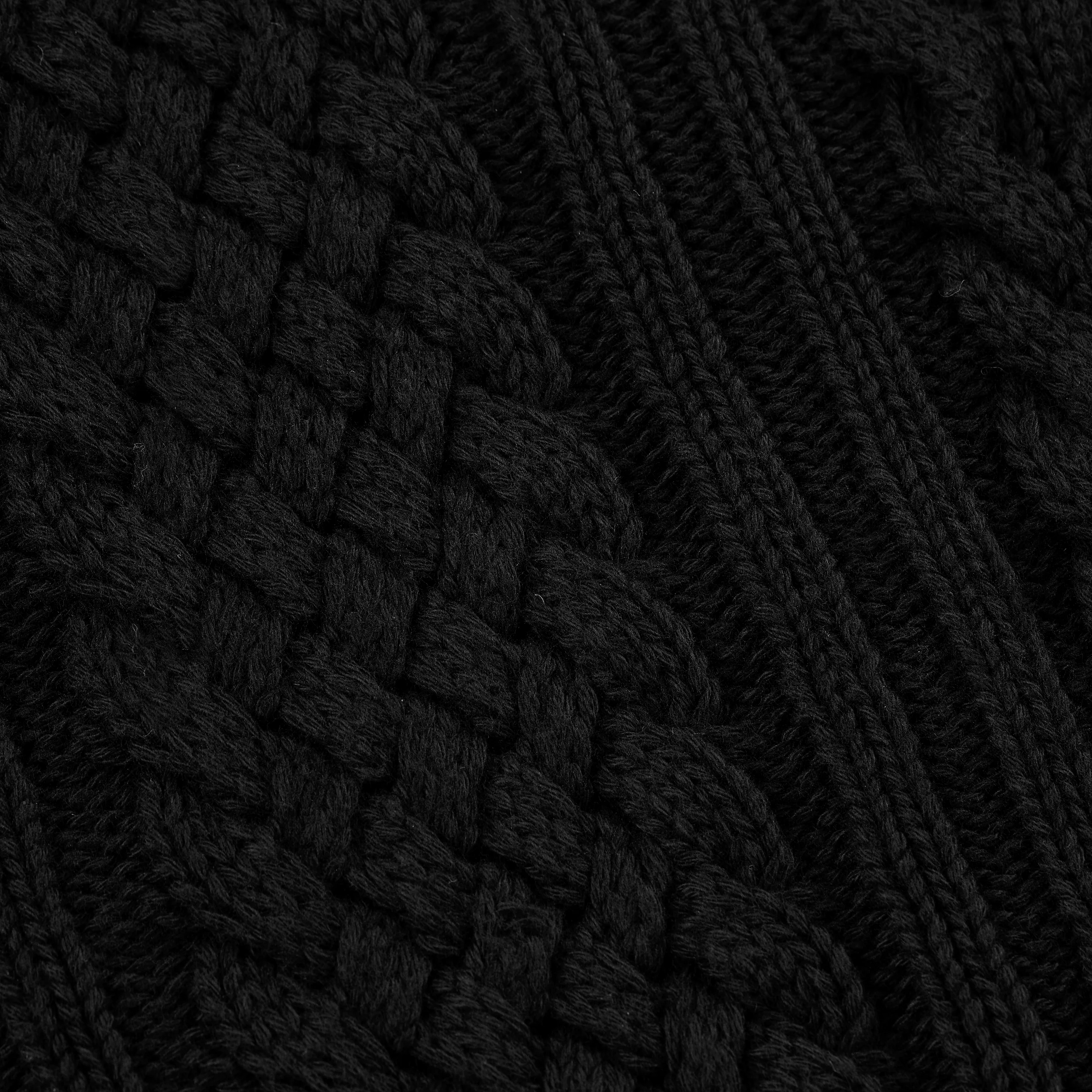 "Jazz" cable knit black - Image 4