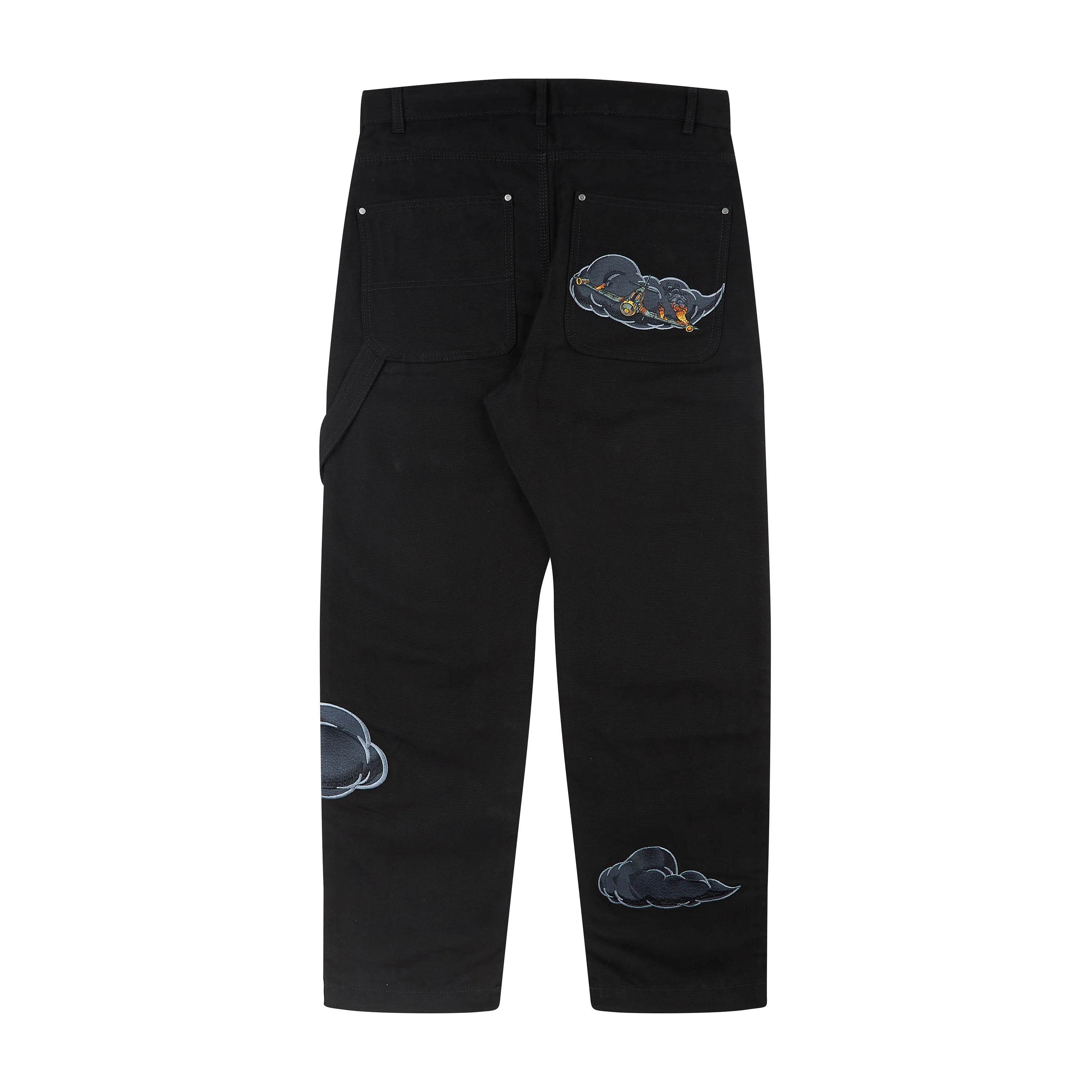 "airplane" carpenter Pants black - Image 2