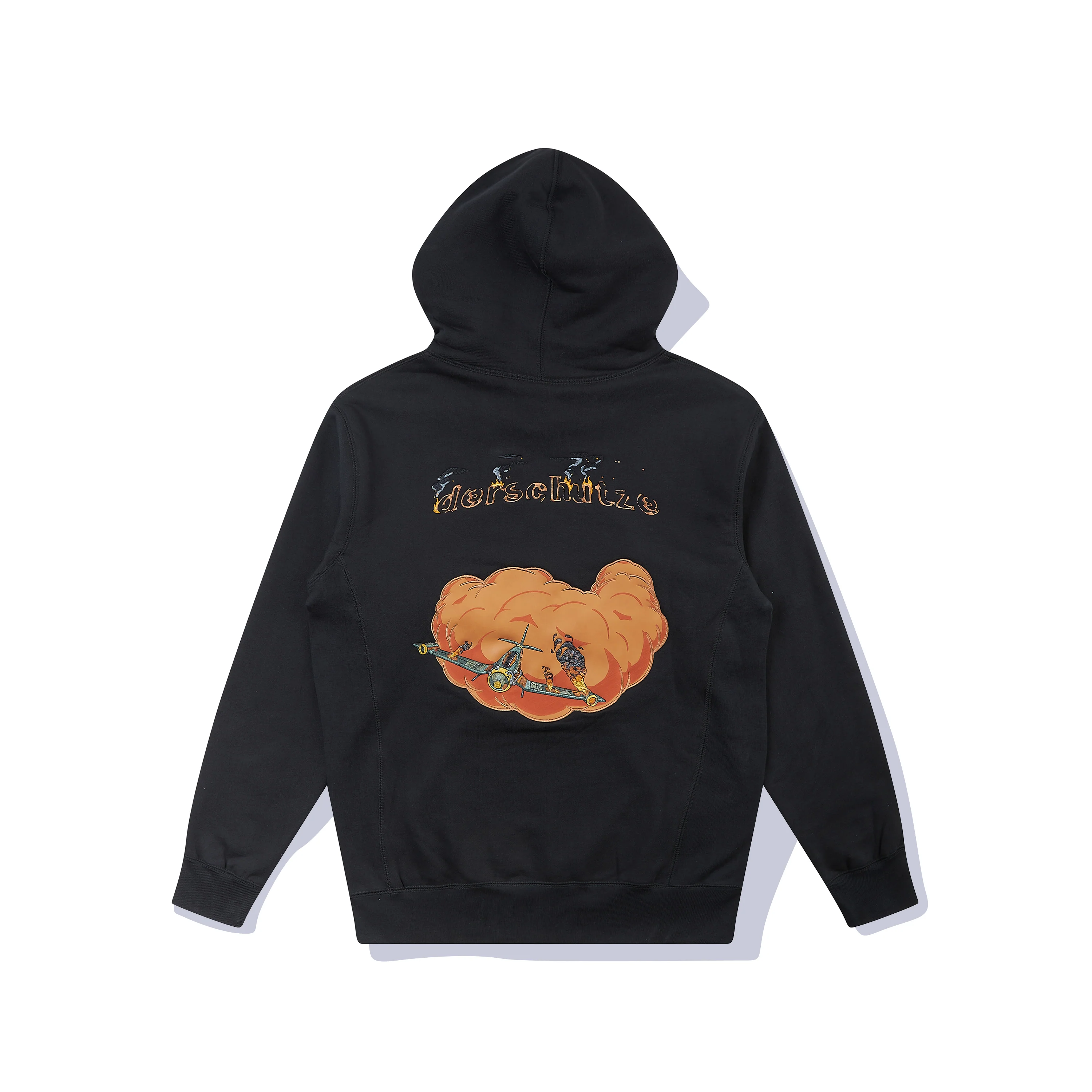 "airplane" Hoodie black - Image 2