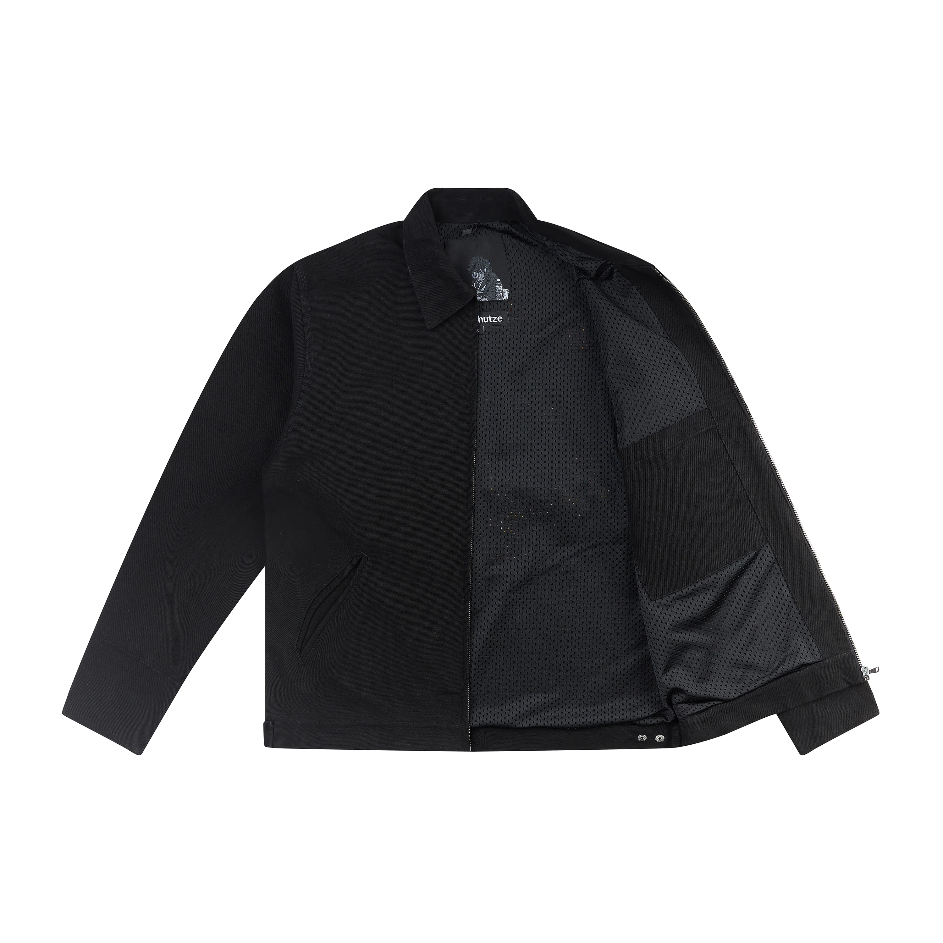 "airplane" workwear Jacket black - Image 3