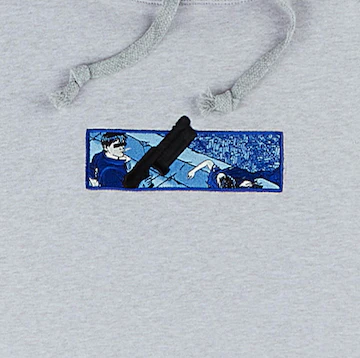 "akira" Hoodie grey melange - Image 2