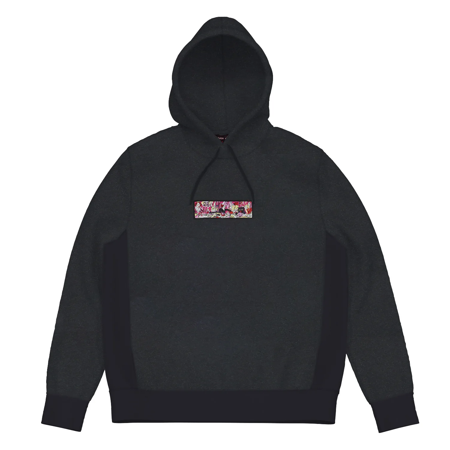“Alice” Hoodie dark grey mélange