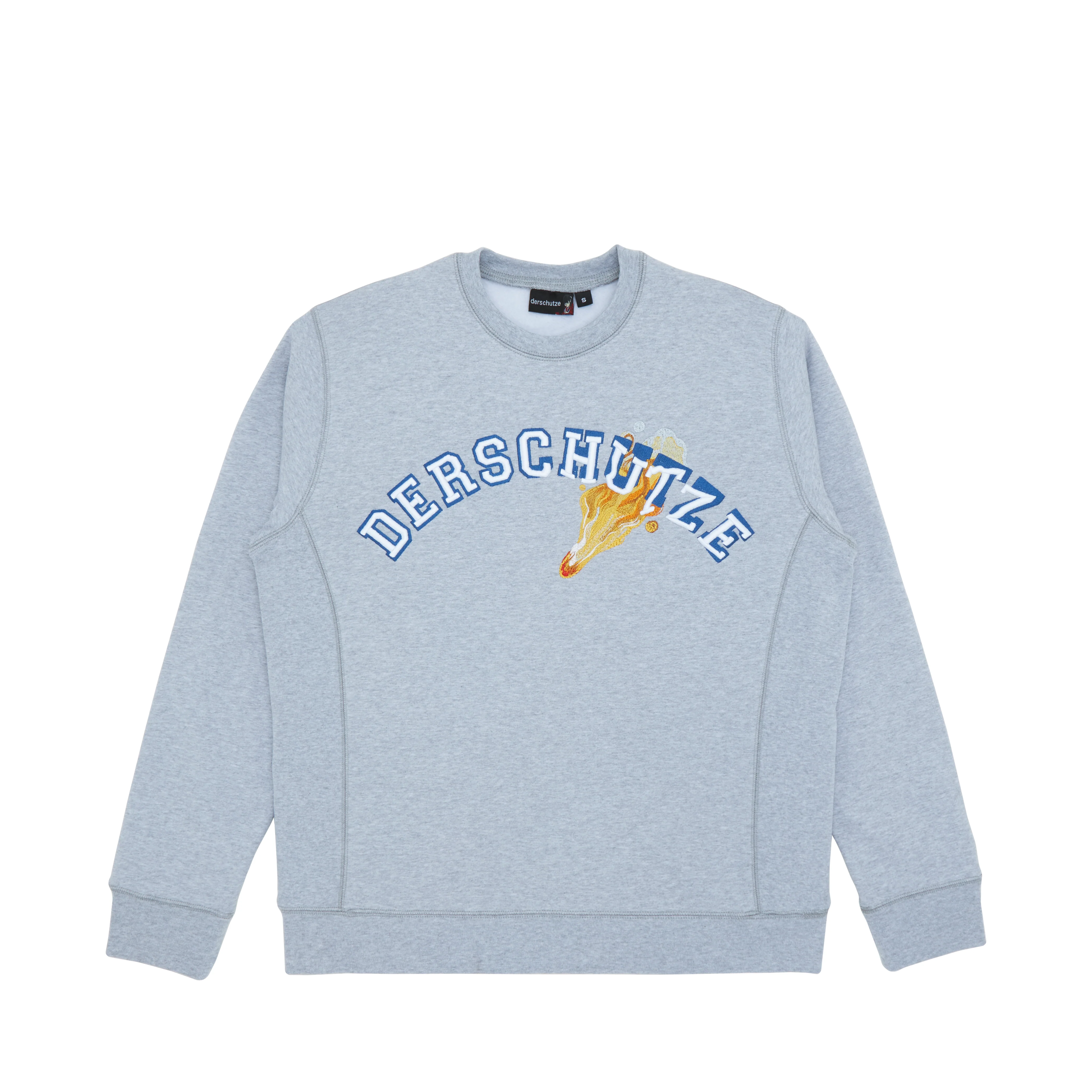 "asteroids" Crewneck grey melange