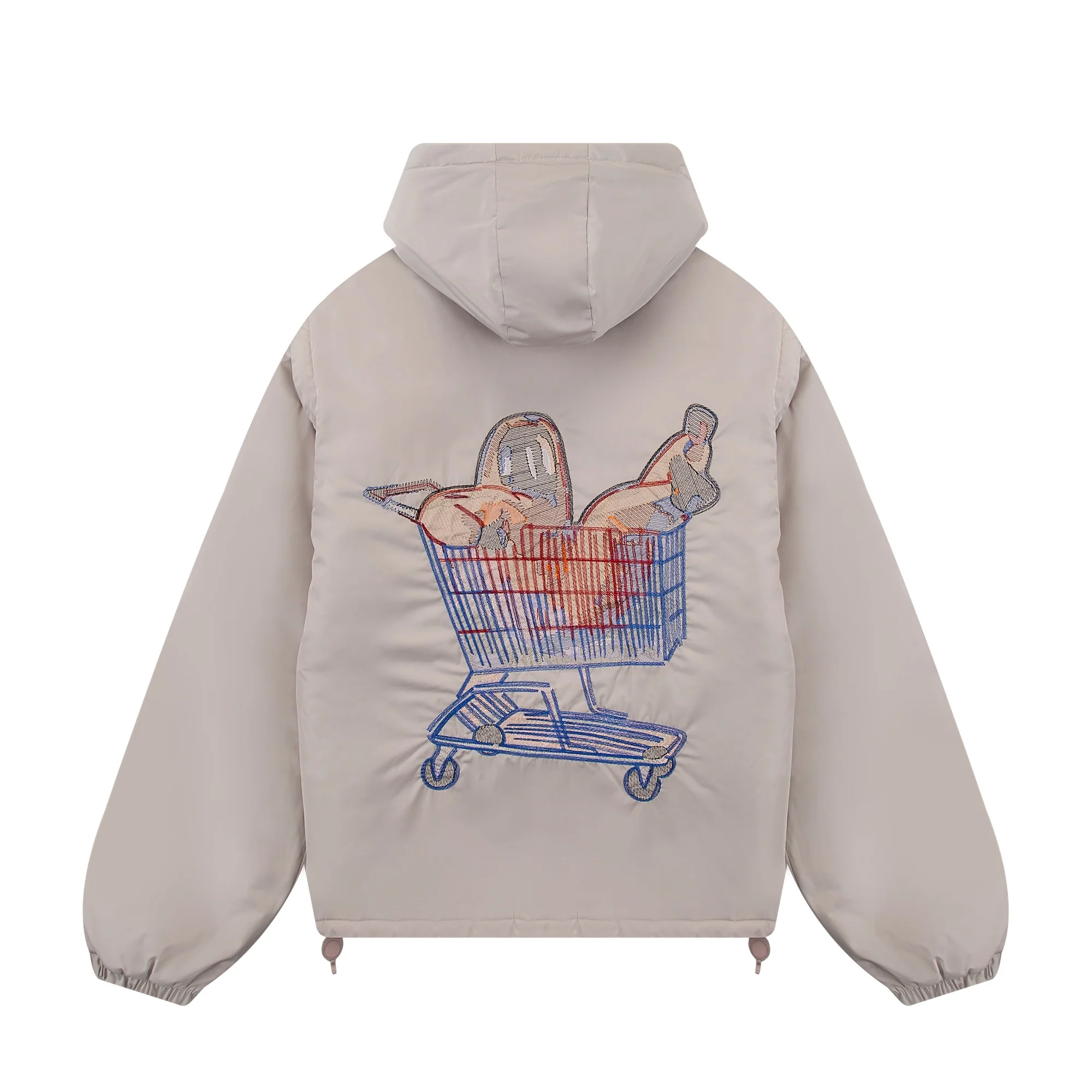 "astro" 2in1 waterproof Jacket stone grey