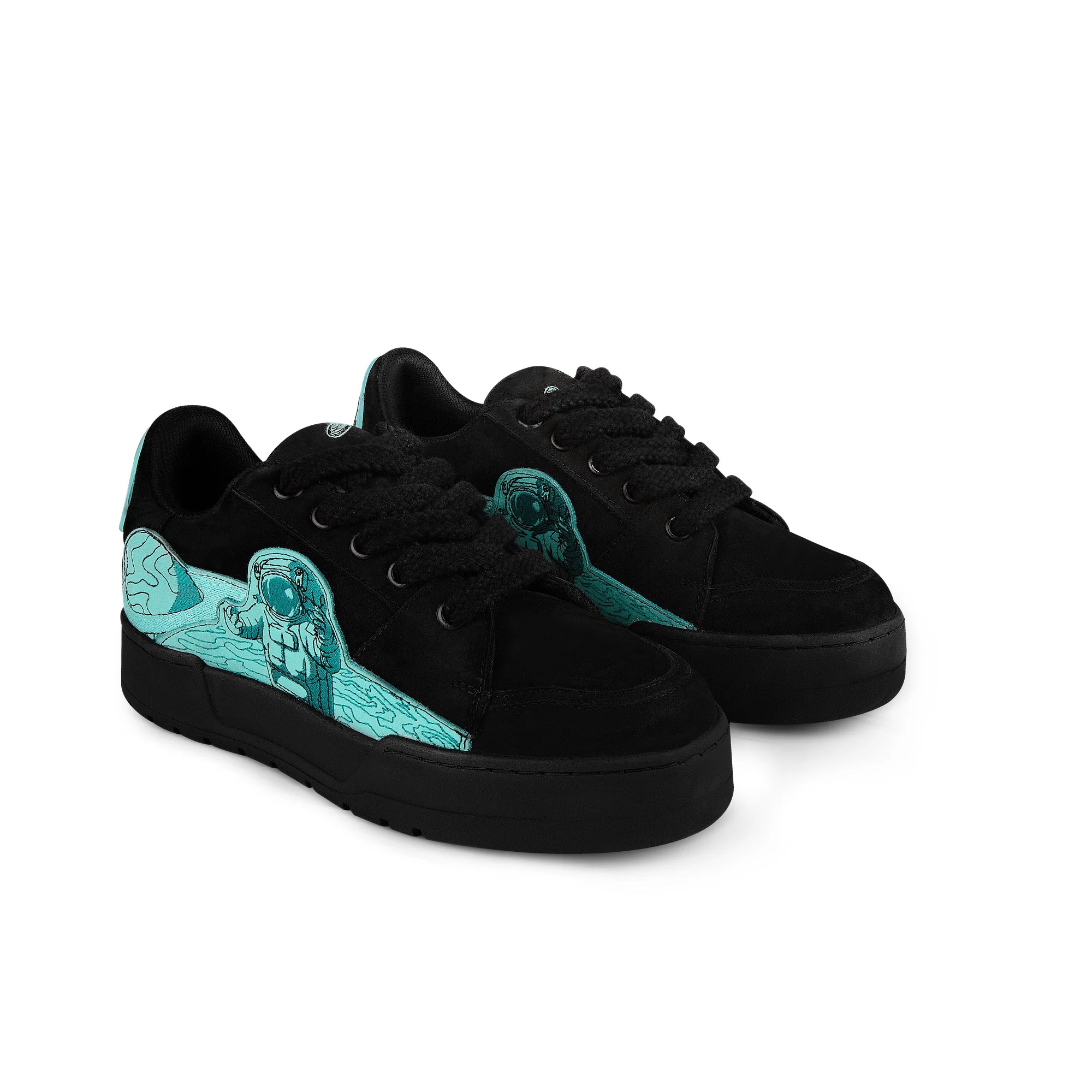 "astro" chunky sneaker turquoise - Image 2