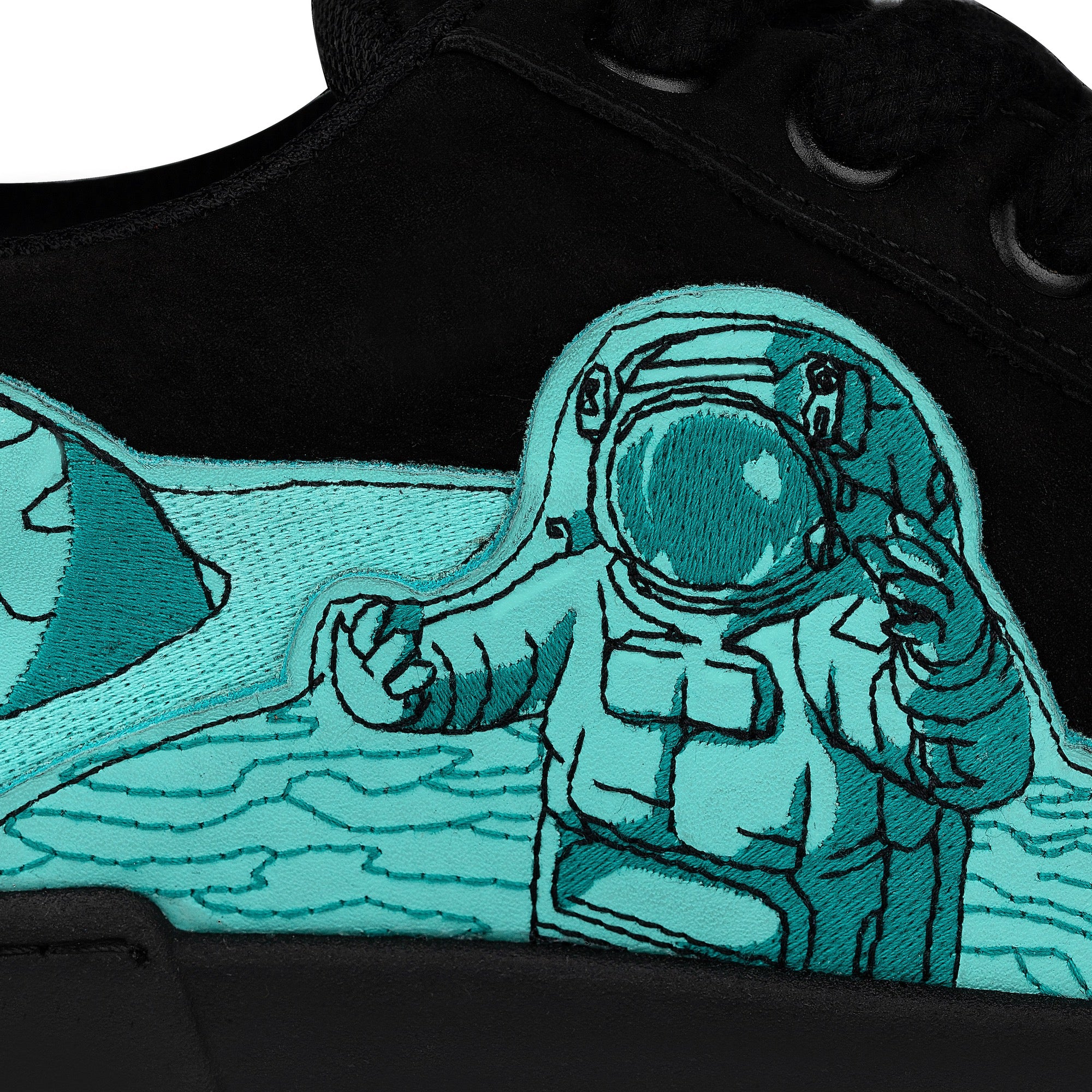 "astro" chunky sneaker turquoise - Image 6