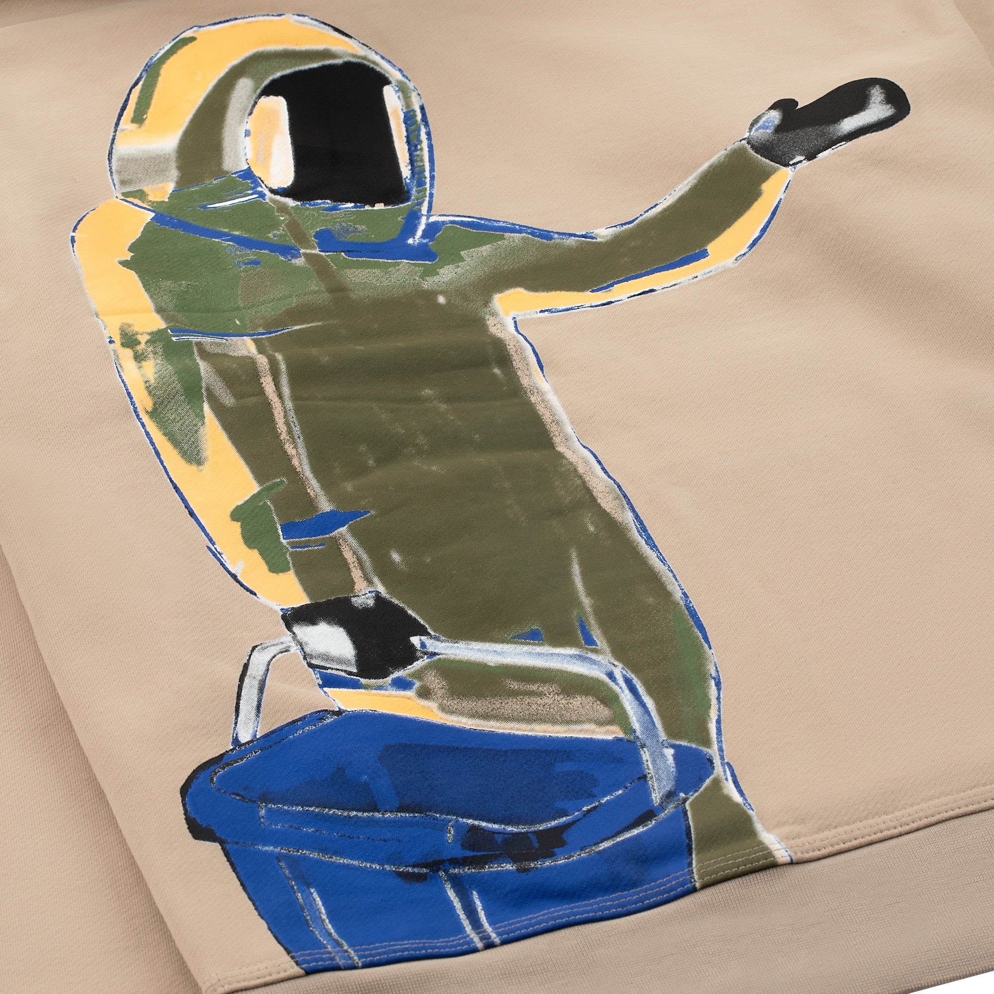 "astro" Hoodie beige - Image 3