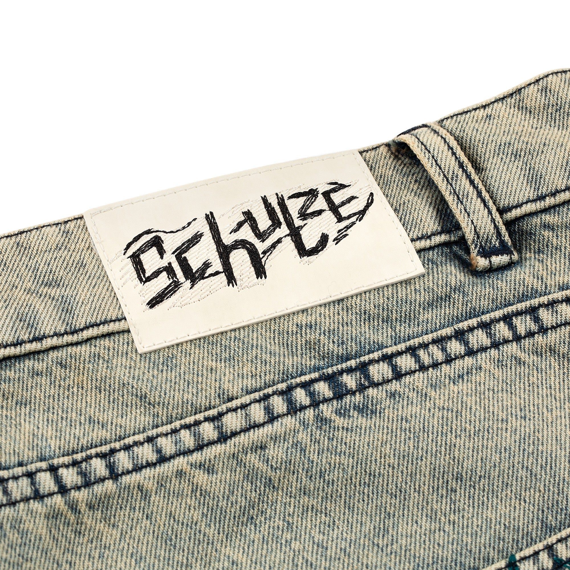 "astro skeletons" Jeans washed blue - Image 3