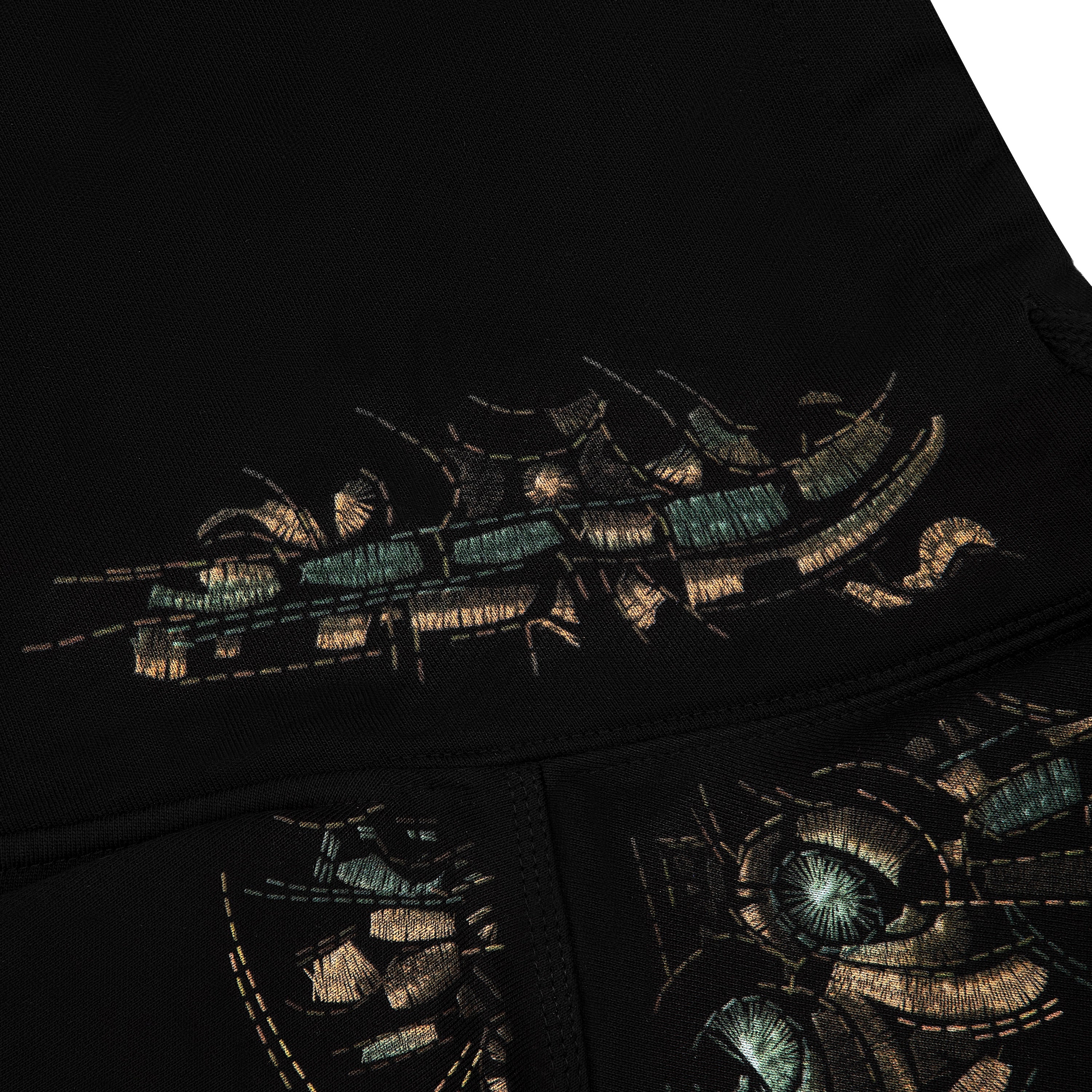 "awakening v2" Hoodie black - Image 7