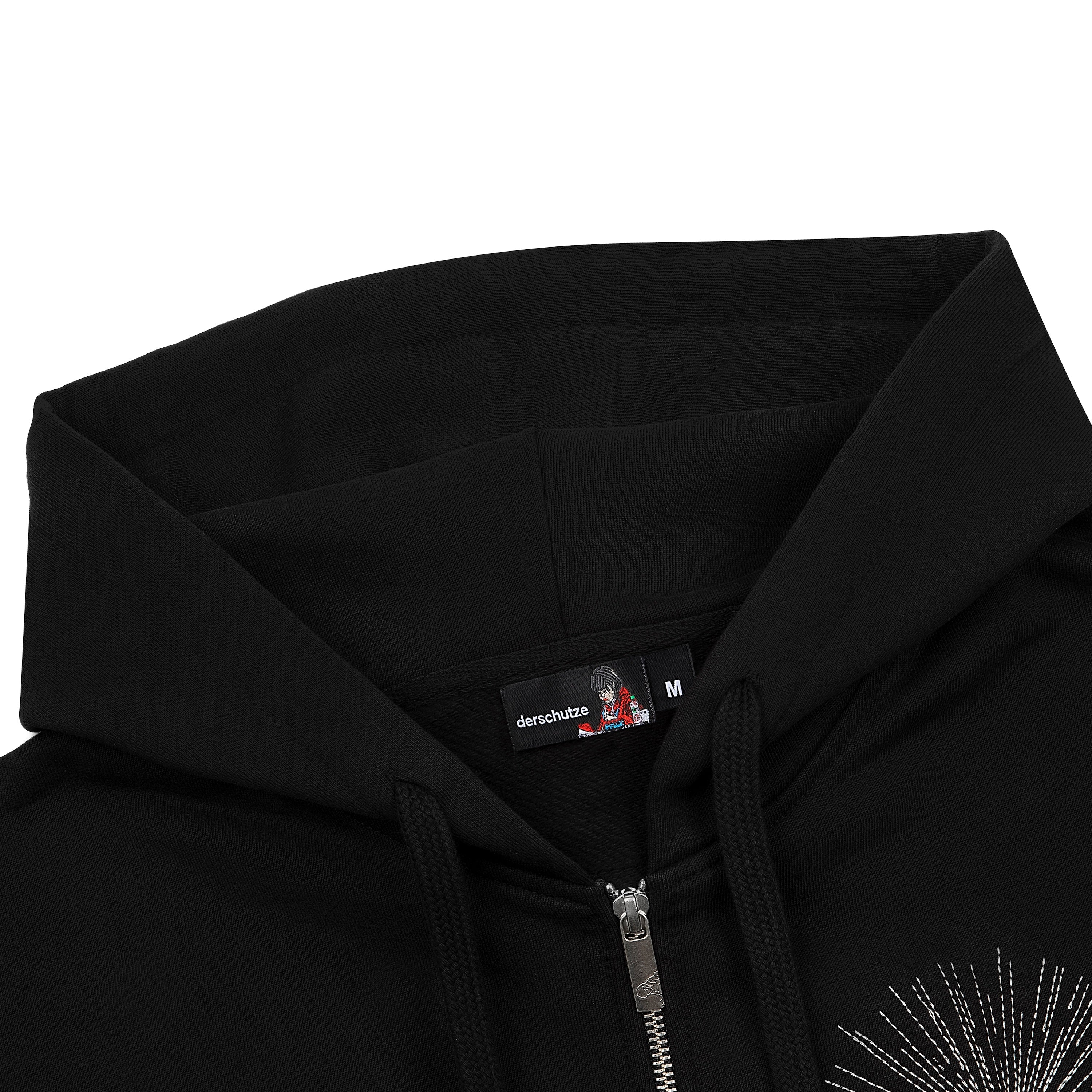 "awakening v2" Zip Up black - Image 5