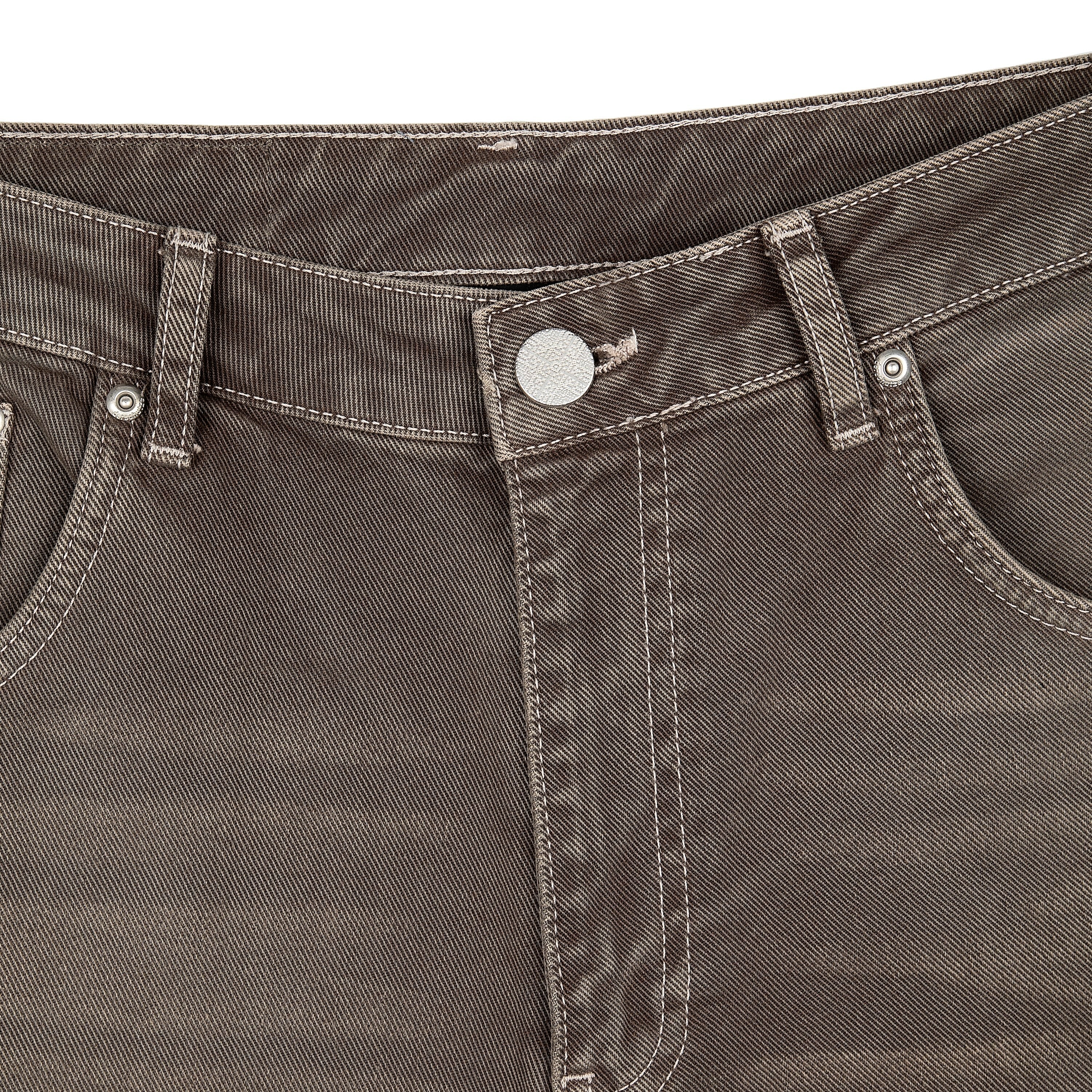 "aziza" brown washed Denim - Image 4