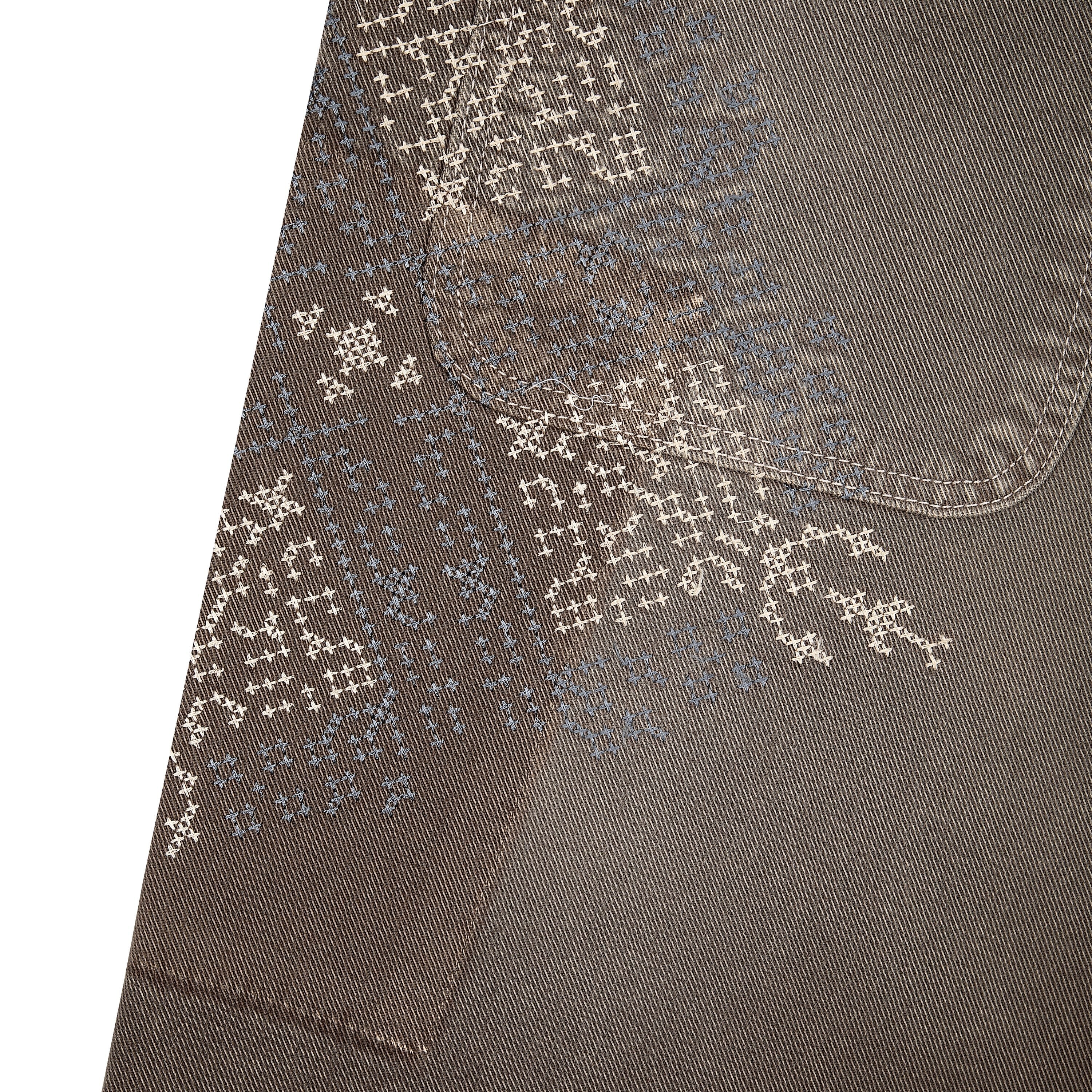 "aziza" brown washed Denim - Image 5