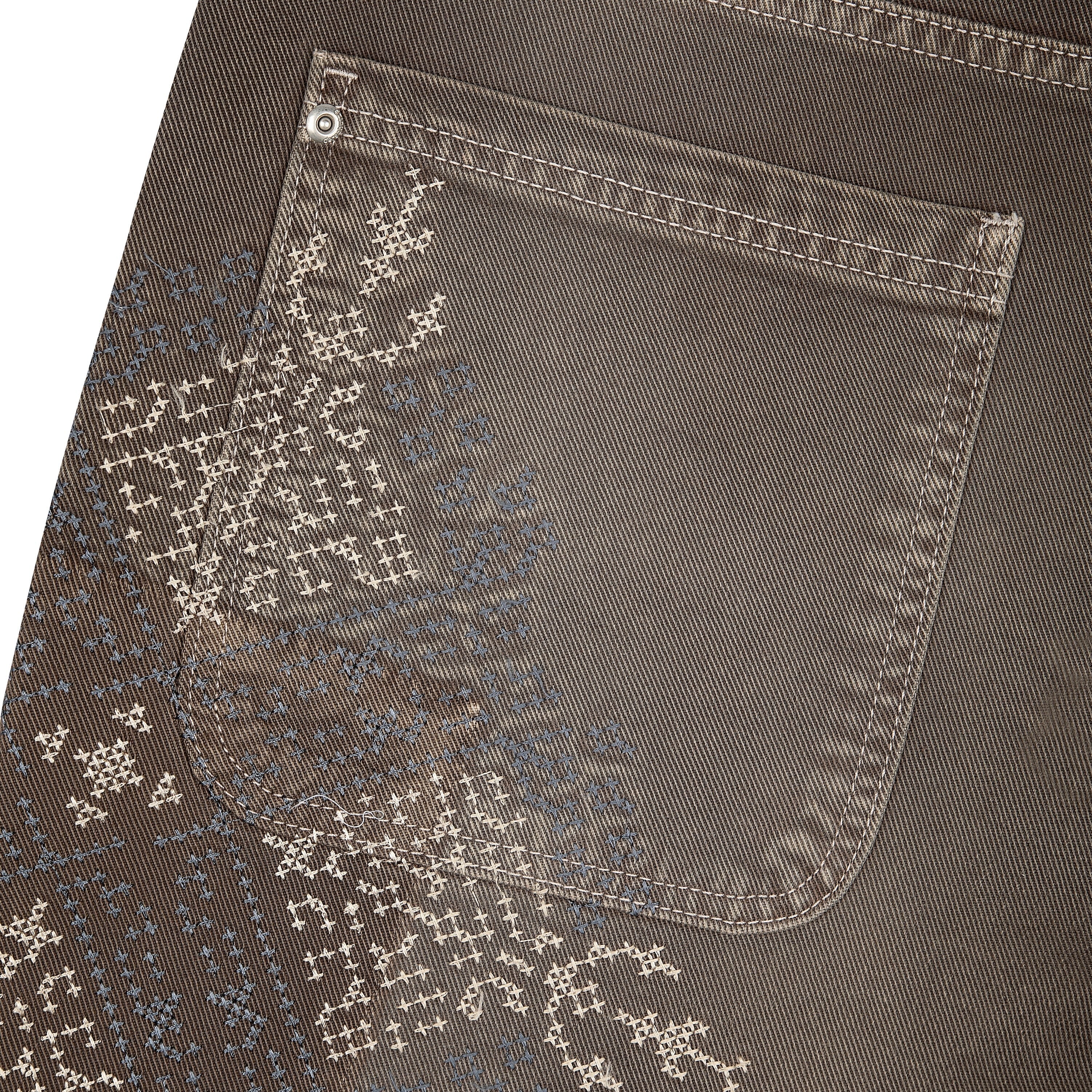 "aziza" brown washed Denim - Image 8
