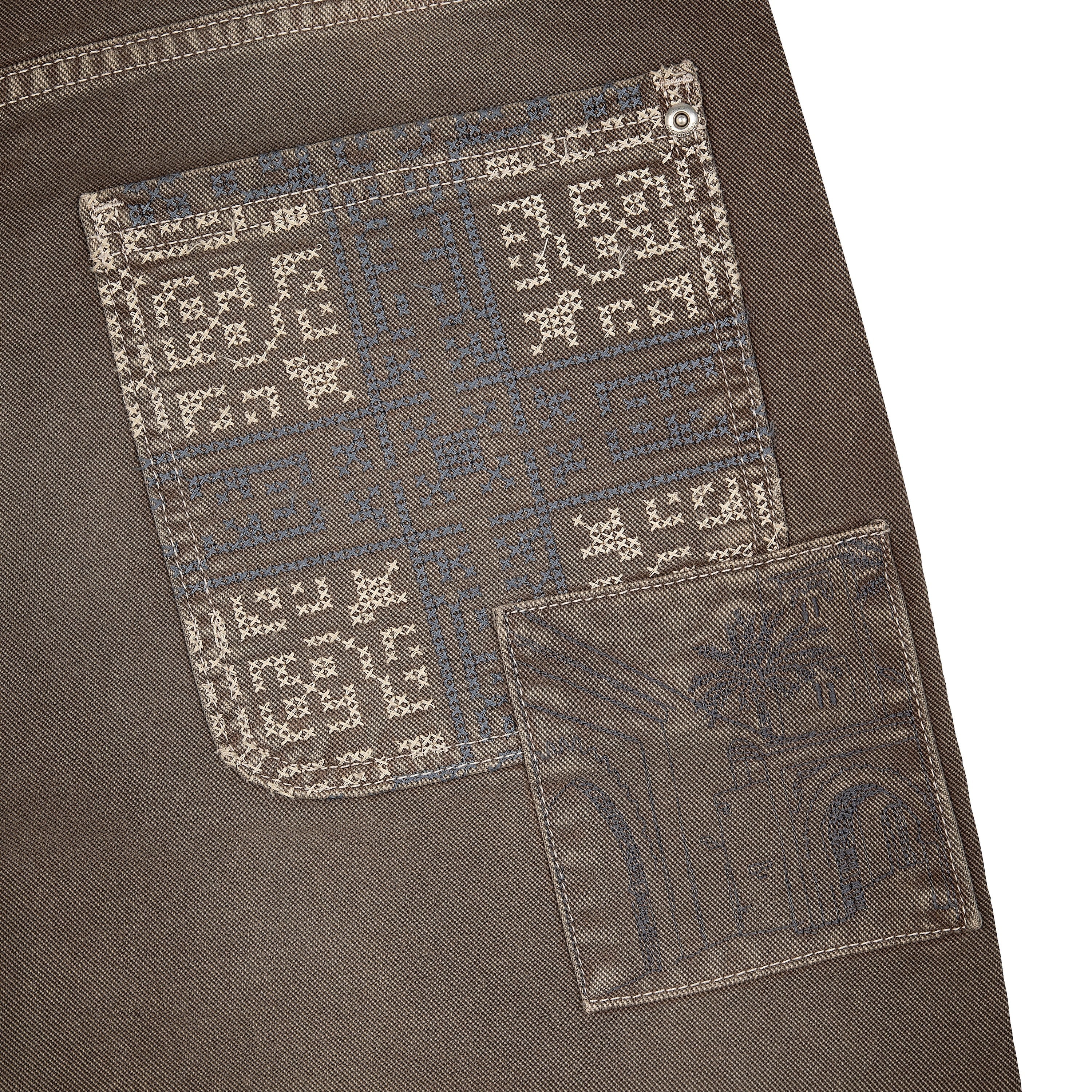 "aziza" brown washed Denim - Image 9