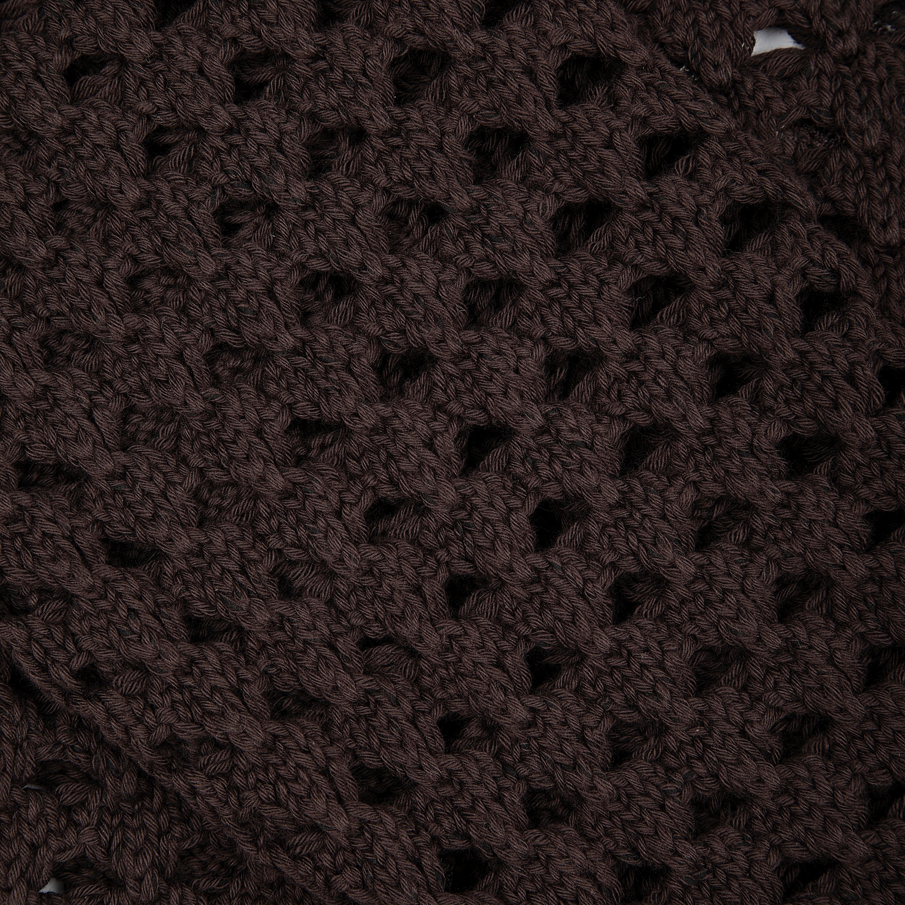 "aziza" crochet zip up brown - Image 5