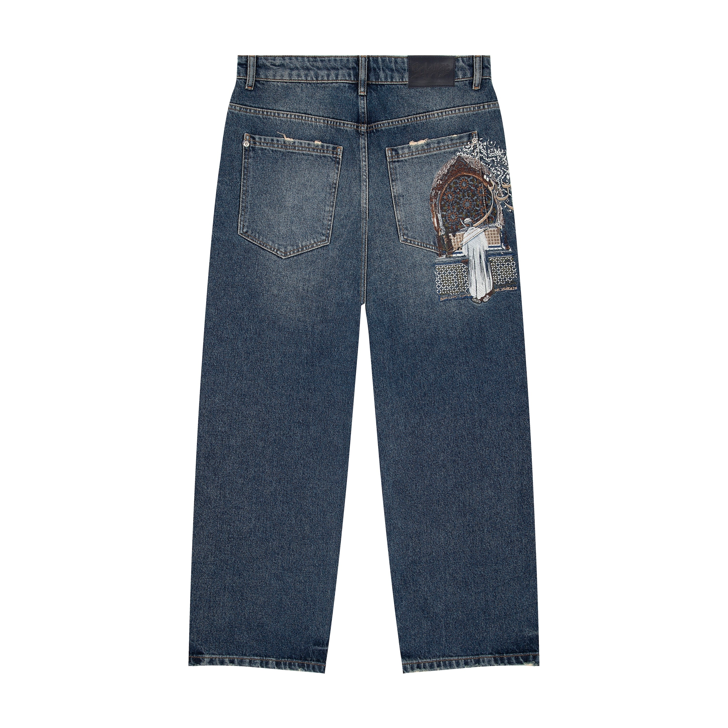 "aziza" dark indigo Denim