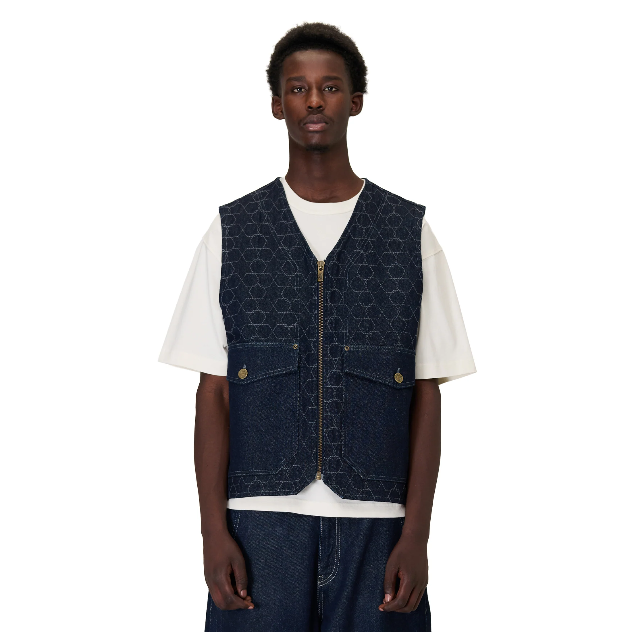 "aziza" denim Vest - Image 6