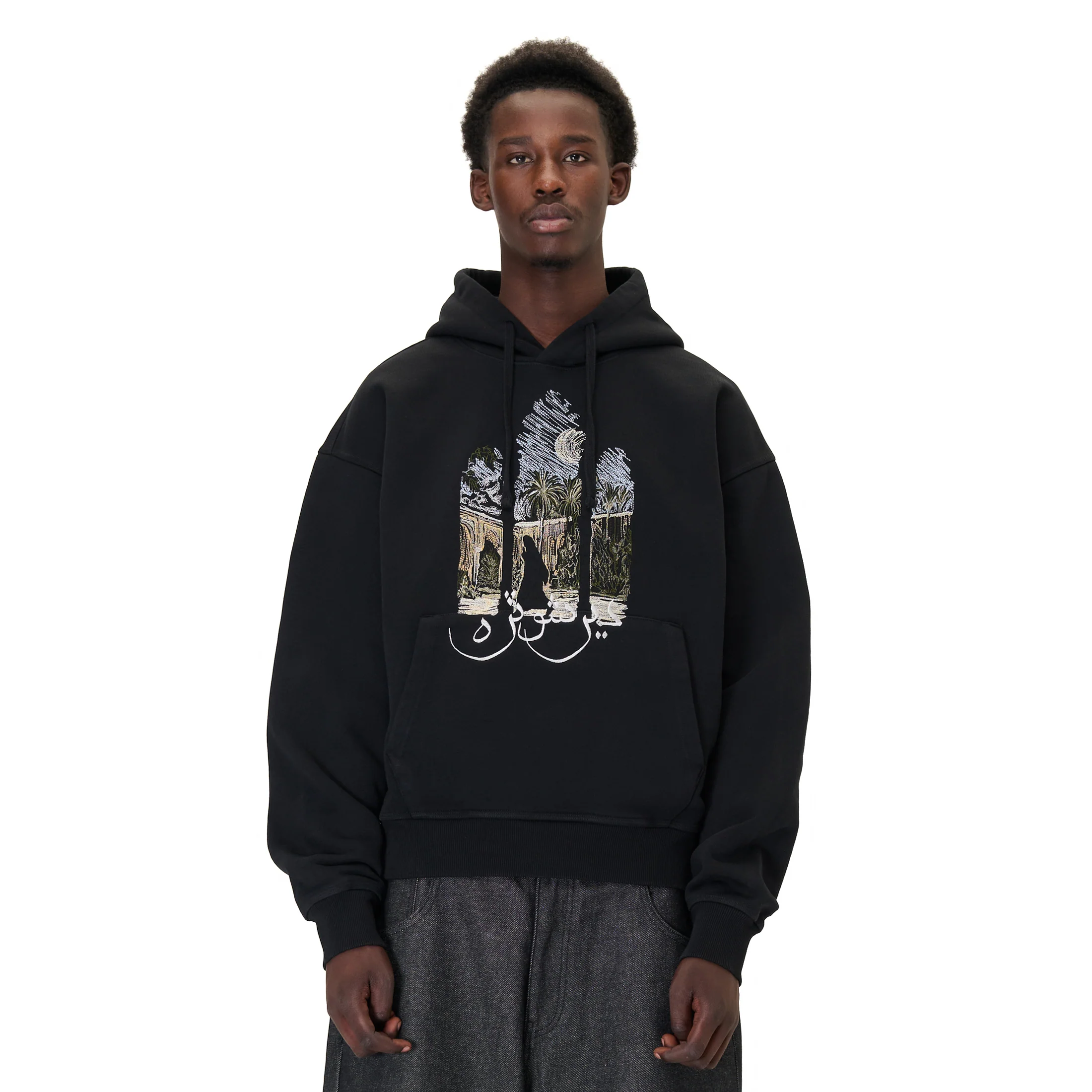 "aziza" Hoodie black - Image 6