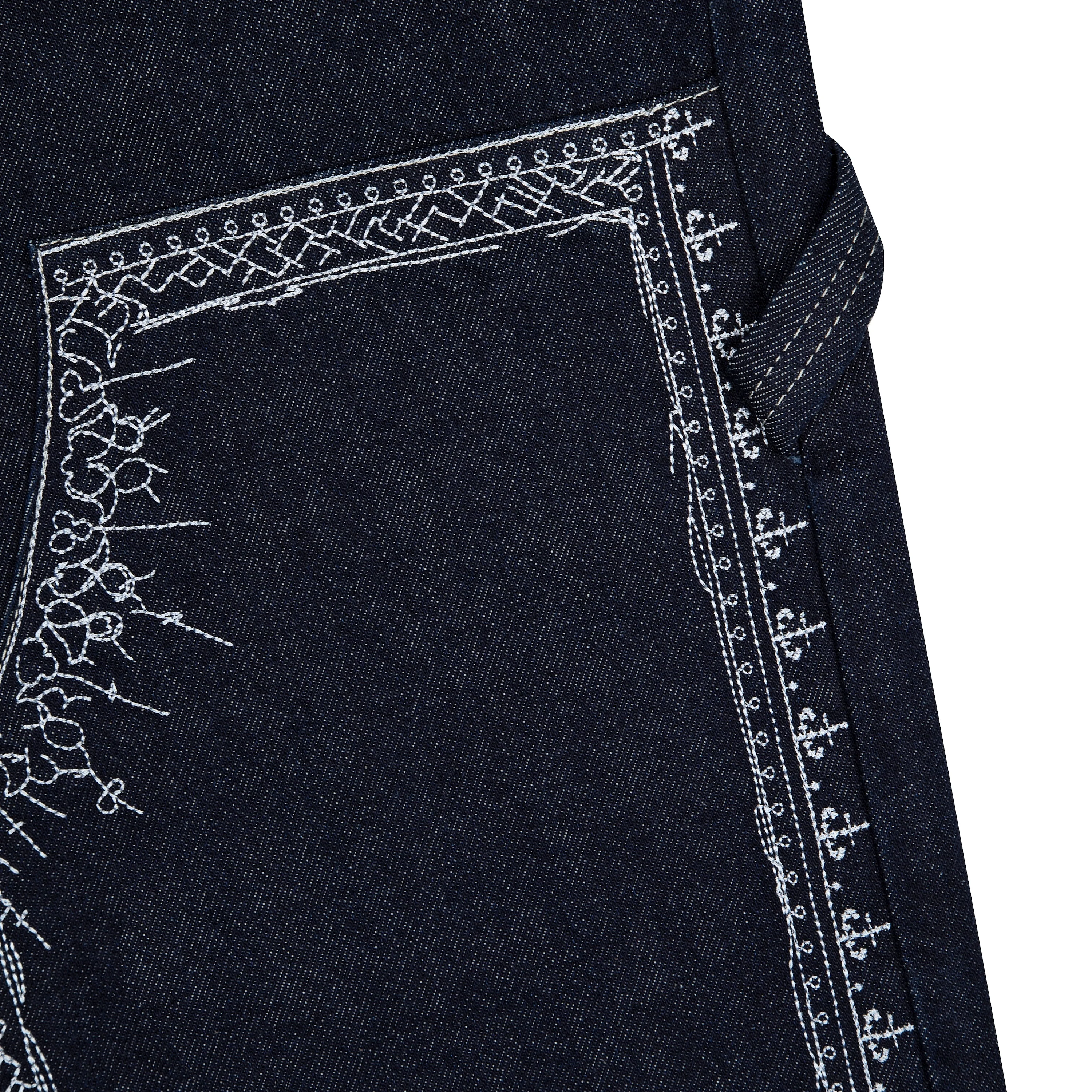 "aziza" indigo raw Denim - Image 5