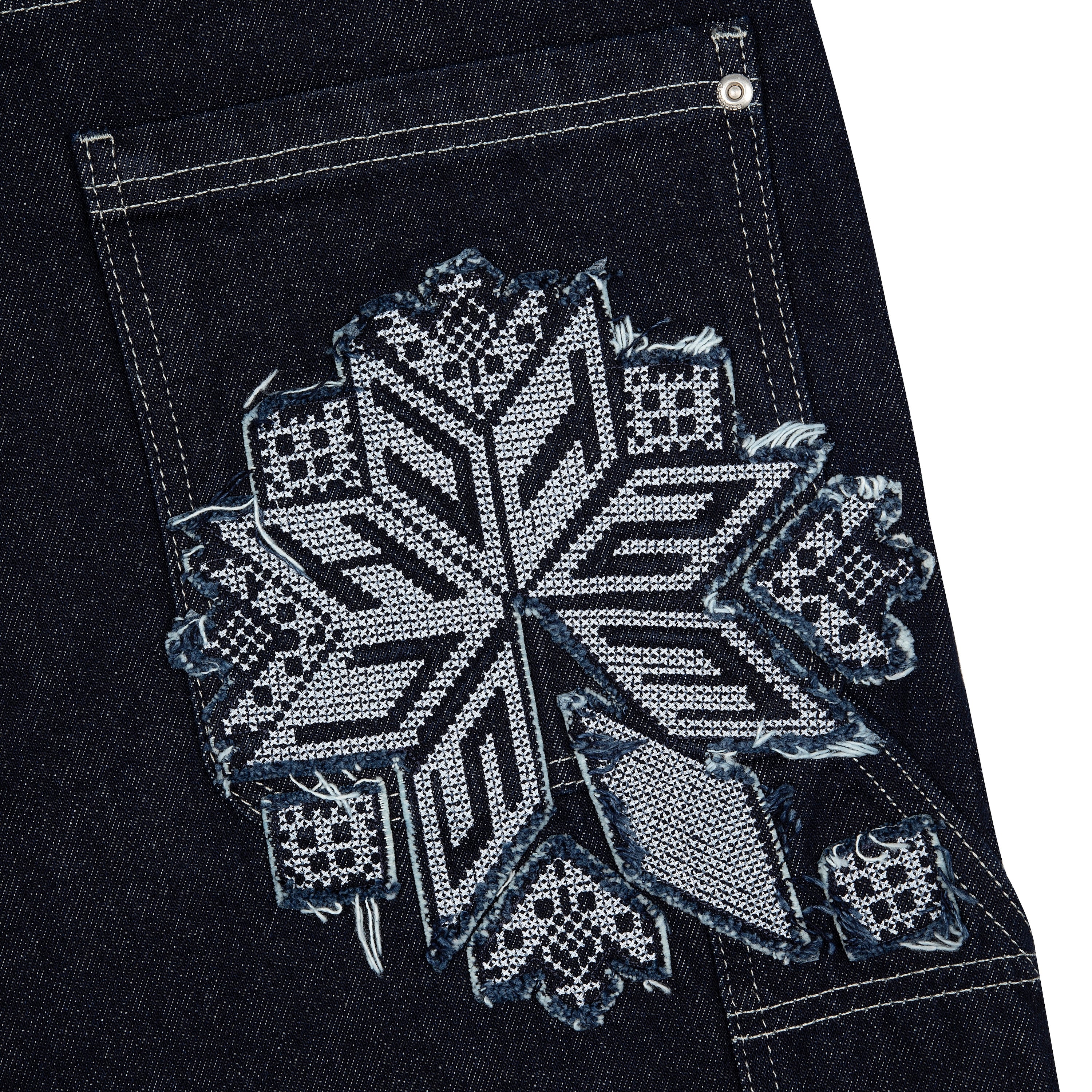 "aziza" indigo raw Denim - Image 6
