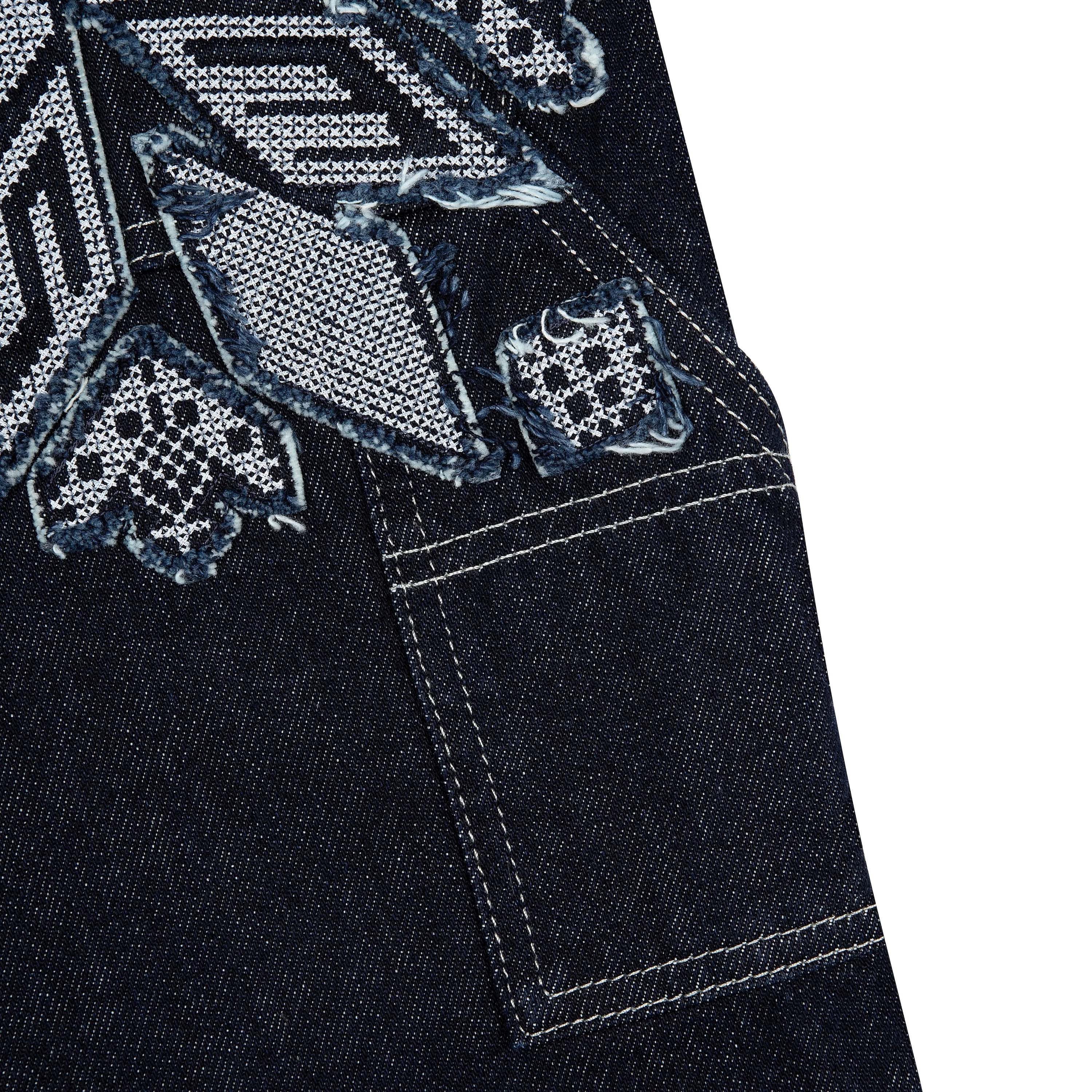 "aziza" indigo raw Denim - Image 7