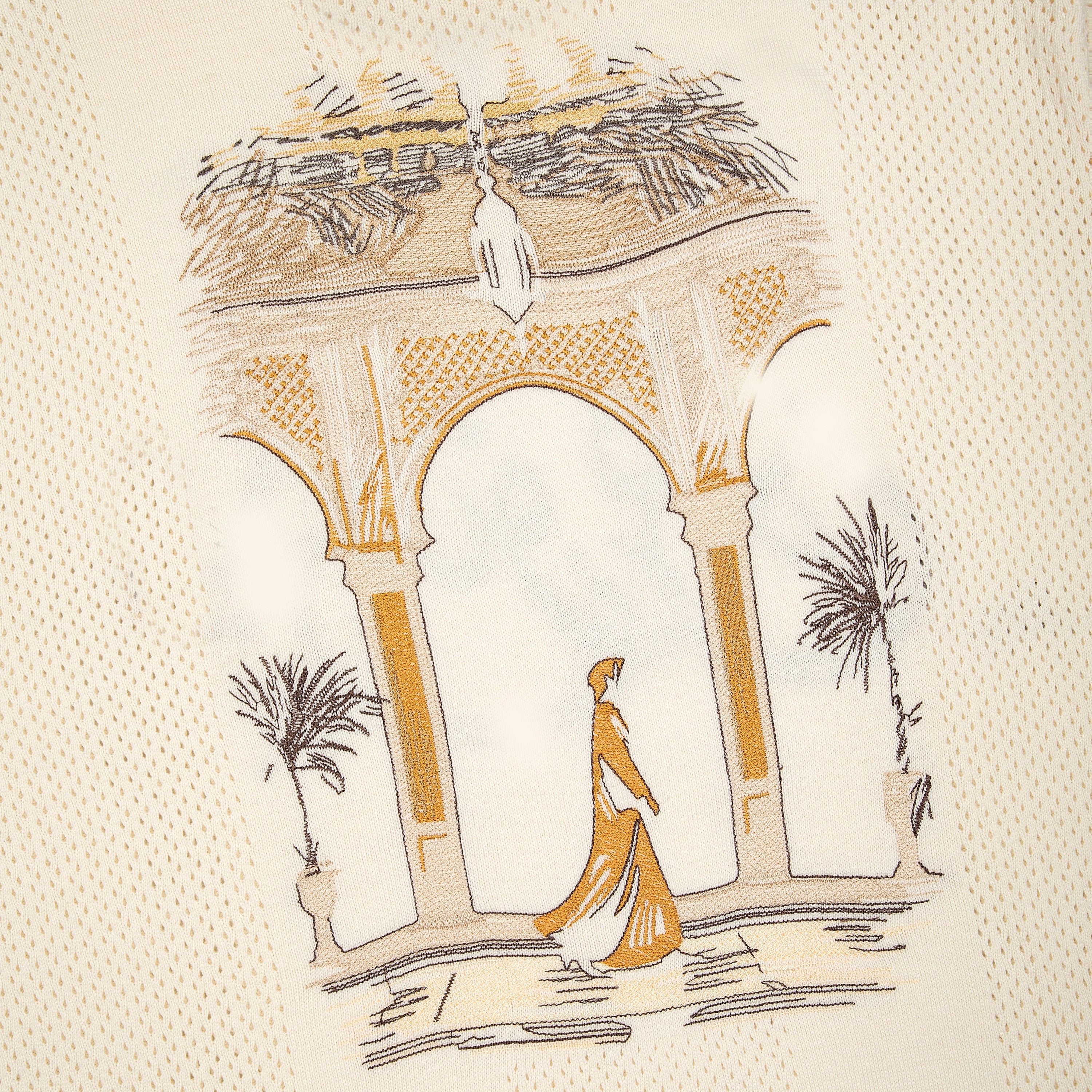 "aziza" jersey Knit creme - Image 5