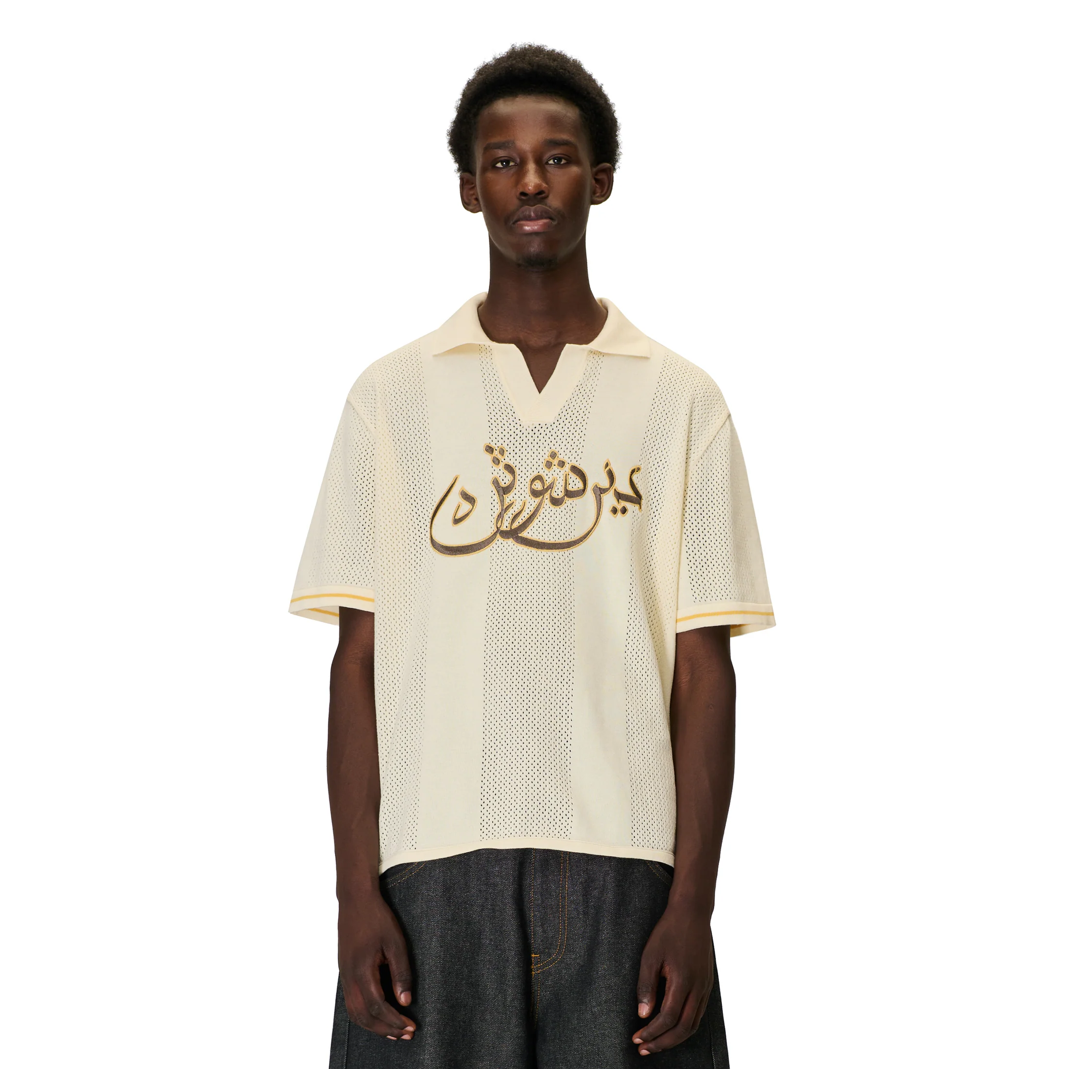 "aziza" jersey Knit creme - Image 6