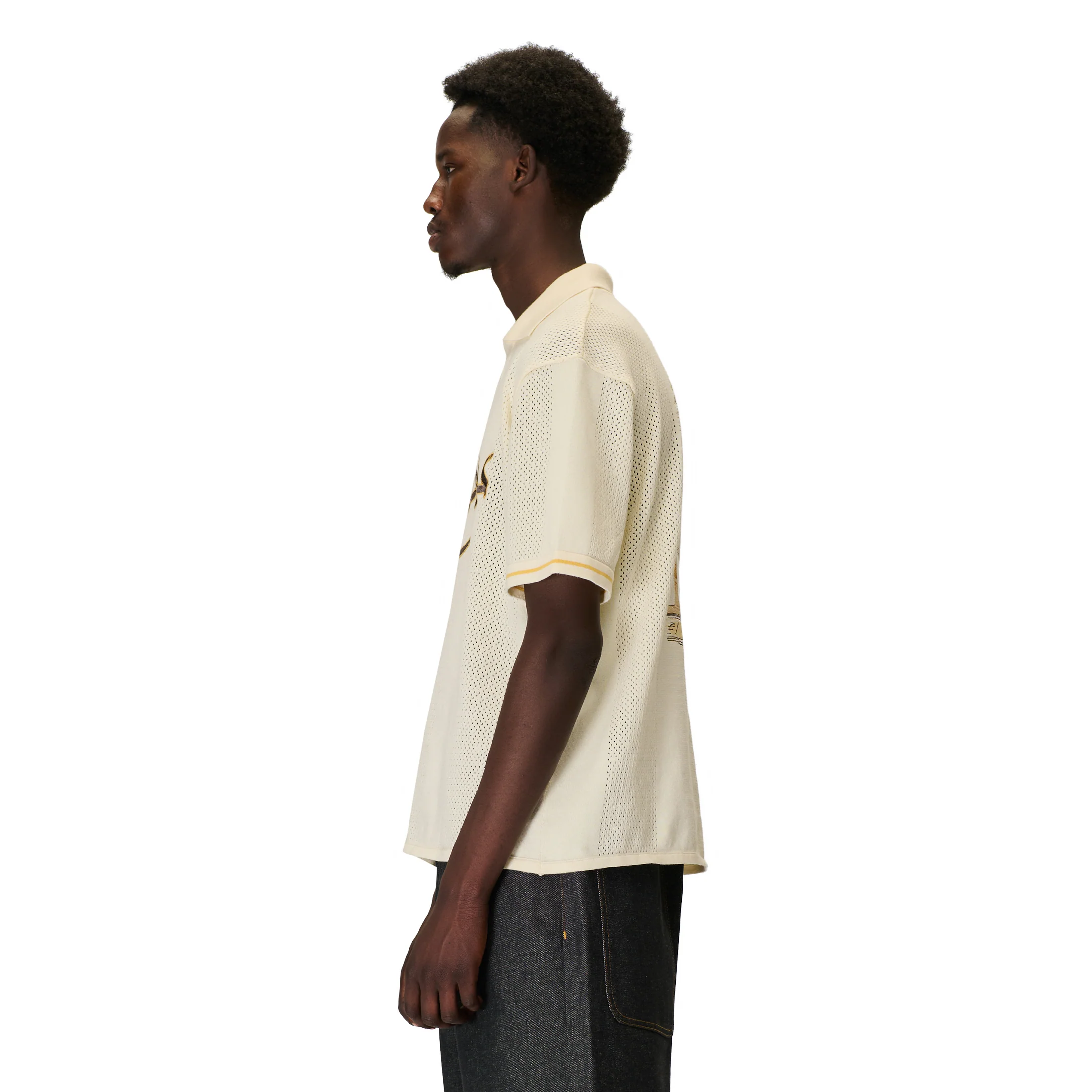 "aziza" jersey Knit creme - Image 7