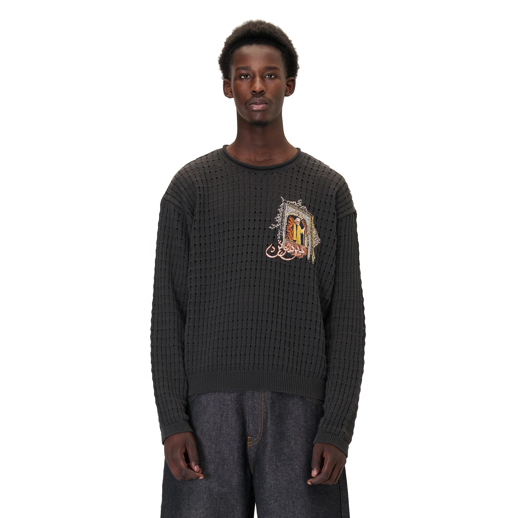 "aziza" longsleeve Knit anthracite - Image 5