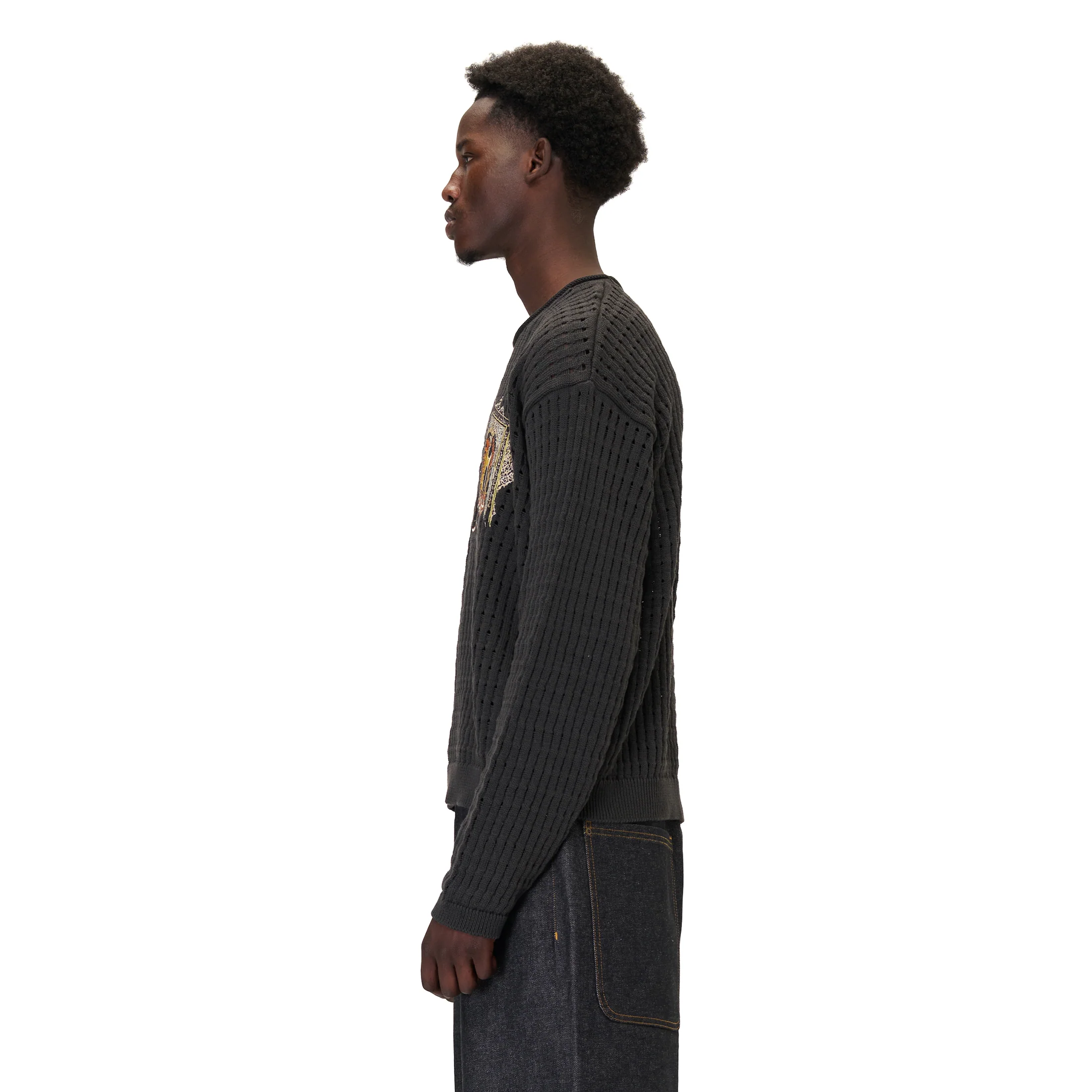 "aziza" longsleeve Knit anthracite - Image 6