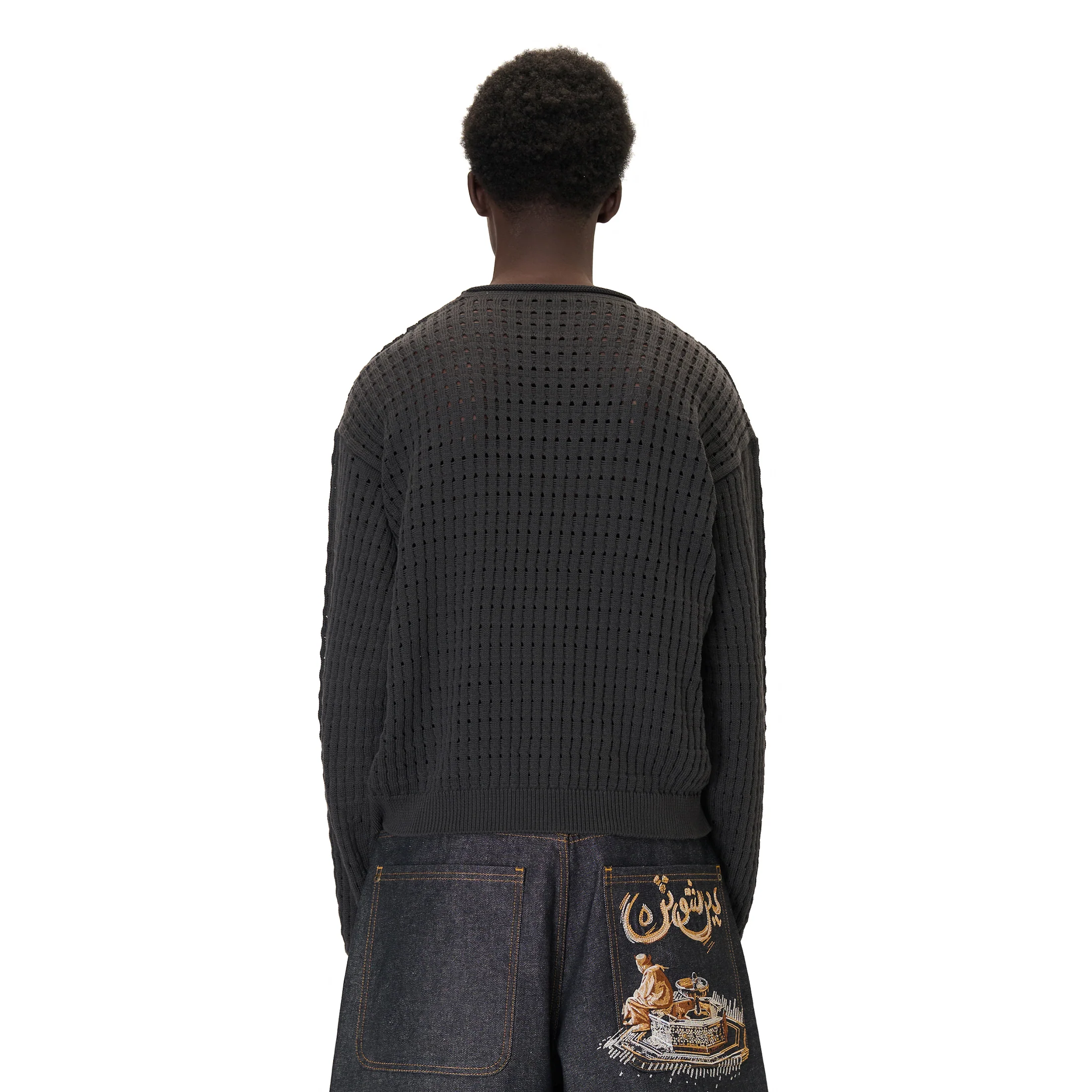 "aziza" longsleeve Knit anthracite - Image 7
