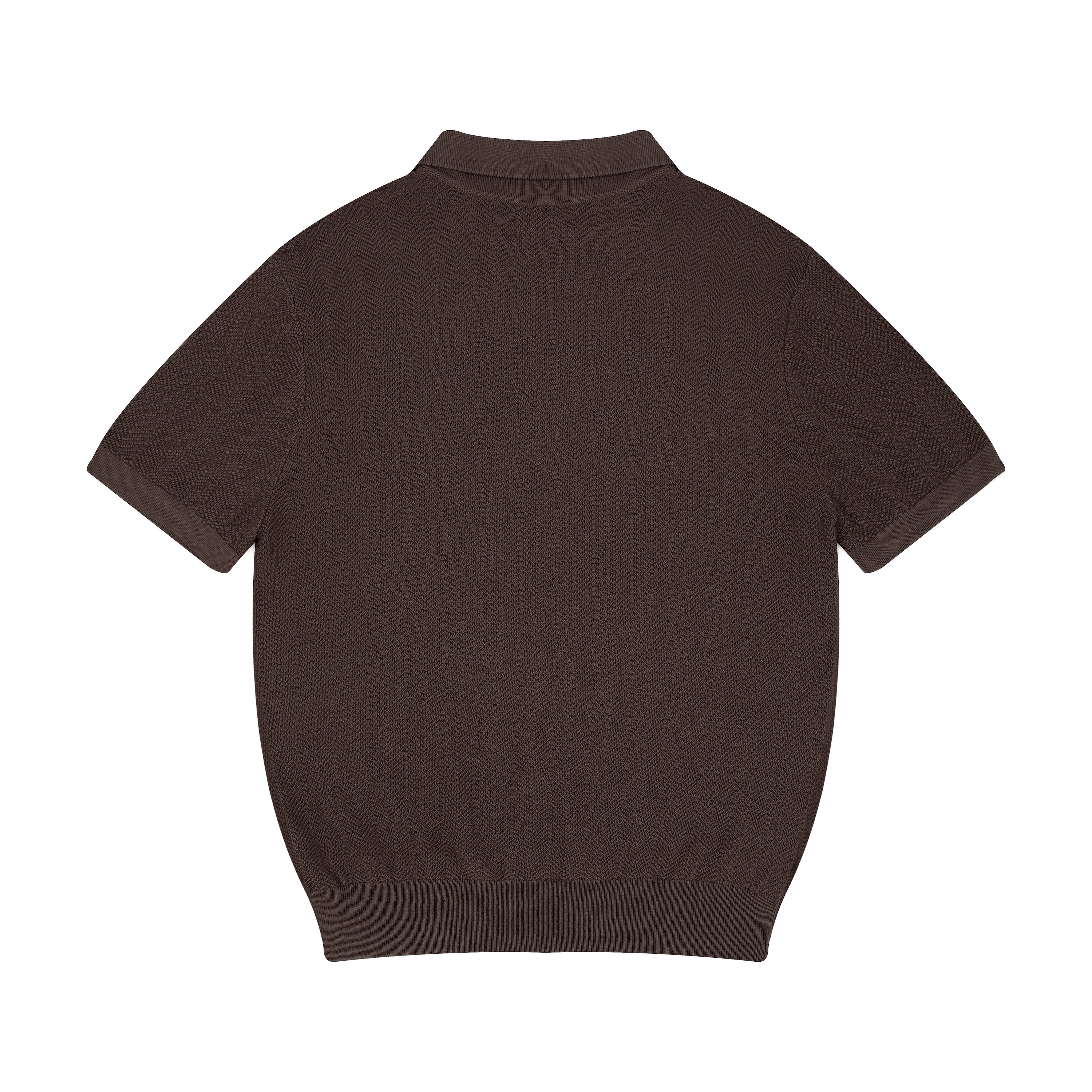 "aziza" polo Knit brown - Image 2
