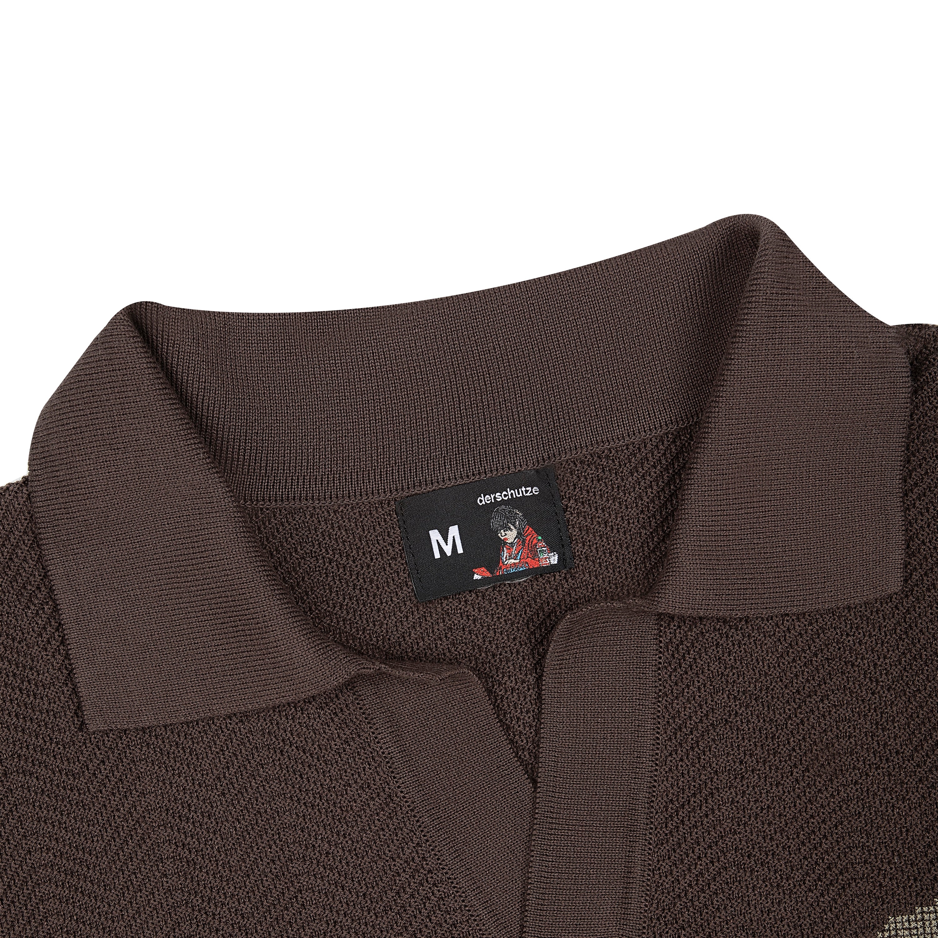 "aziza" polo Knit brown - Image 3