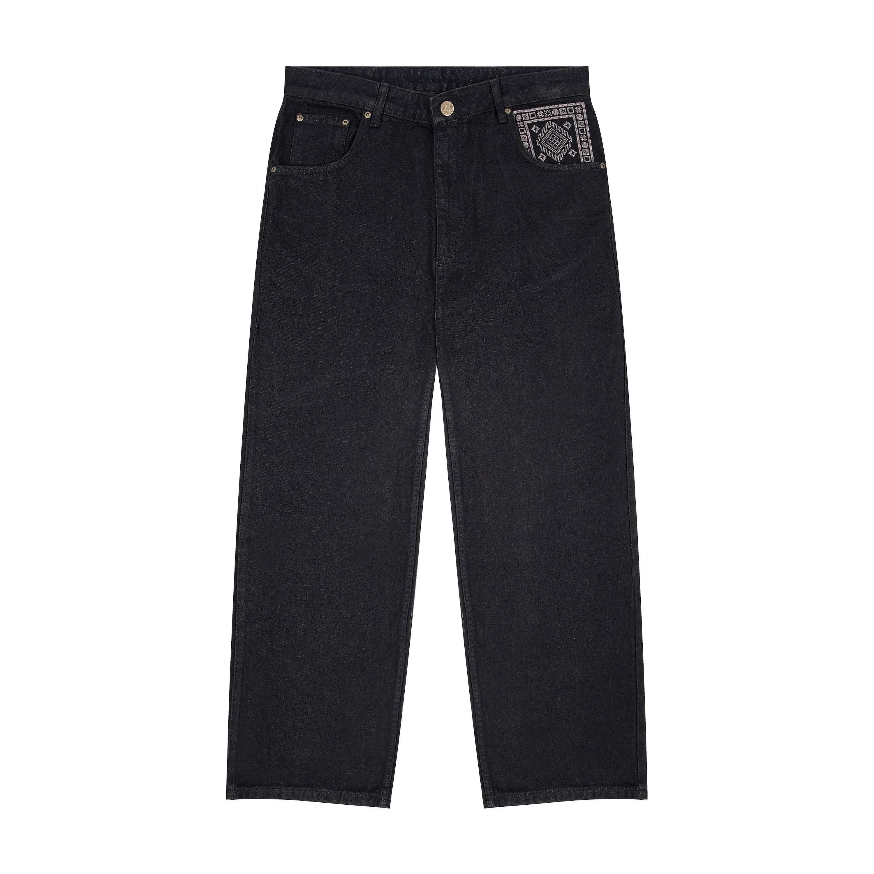 "aziza" red tinted Denim - Image 2
