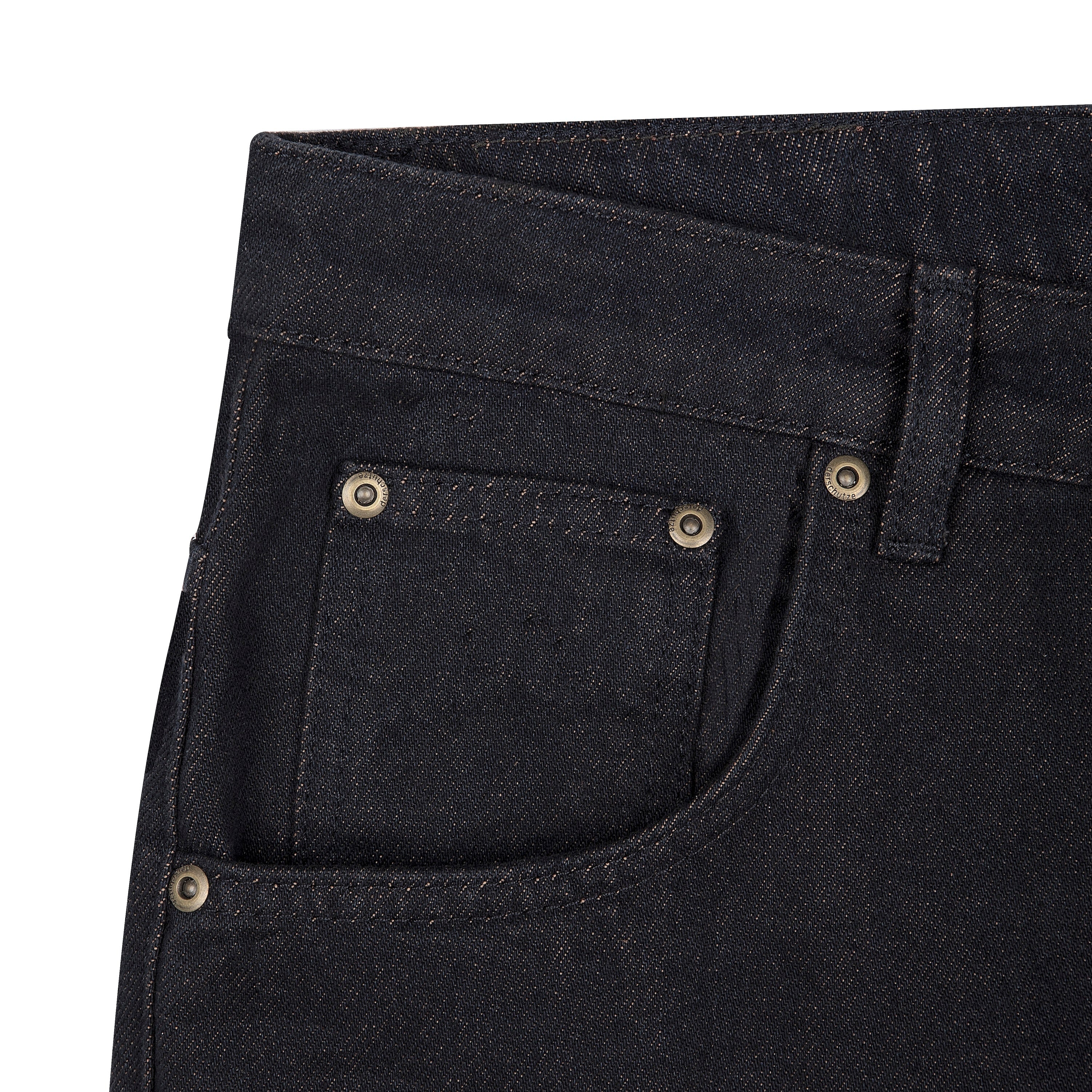 "aziza" red tinted Denim - Image 3