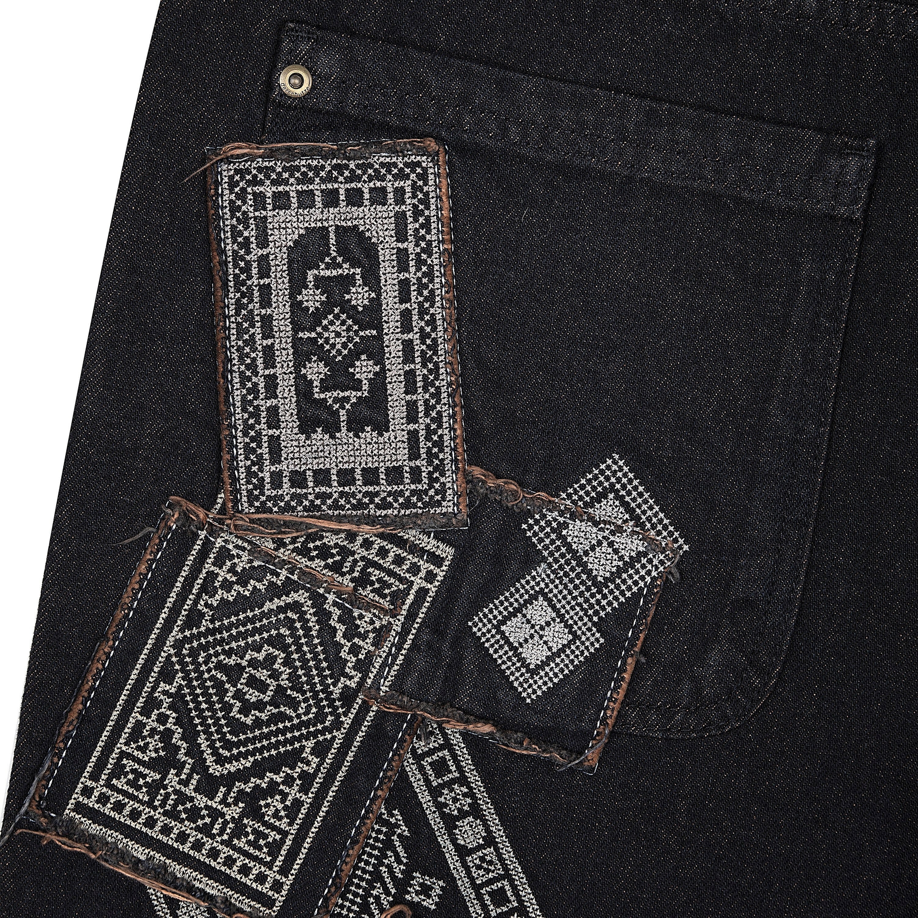 "aziza" red tinted Denim - Image 6