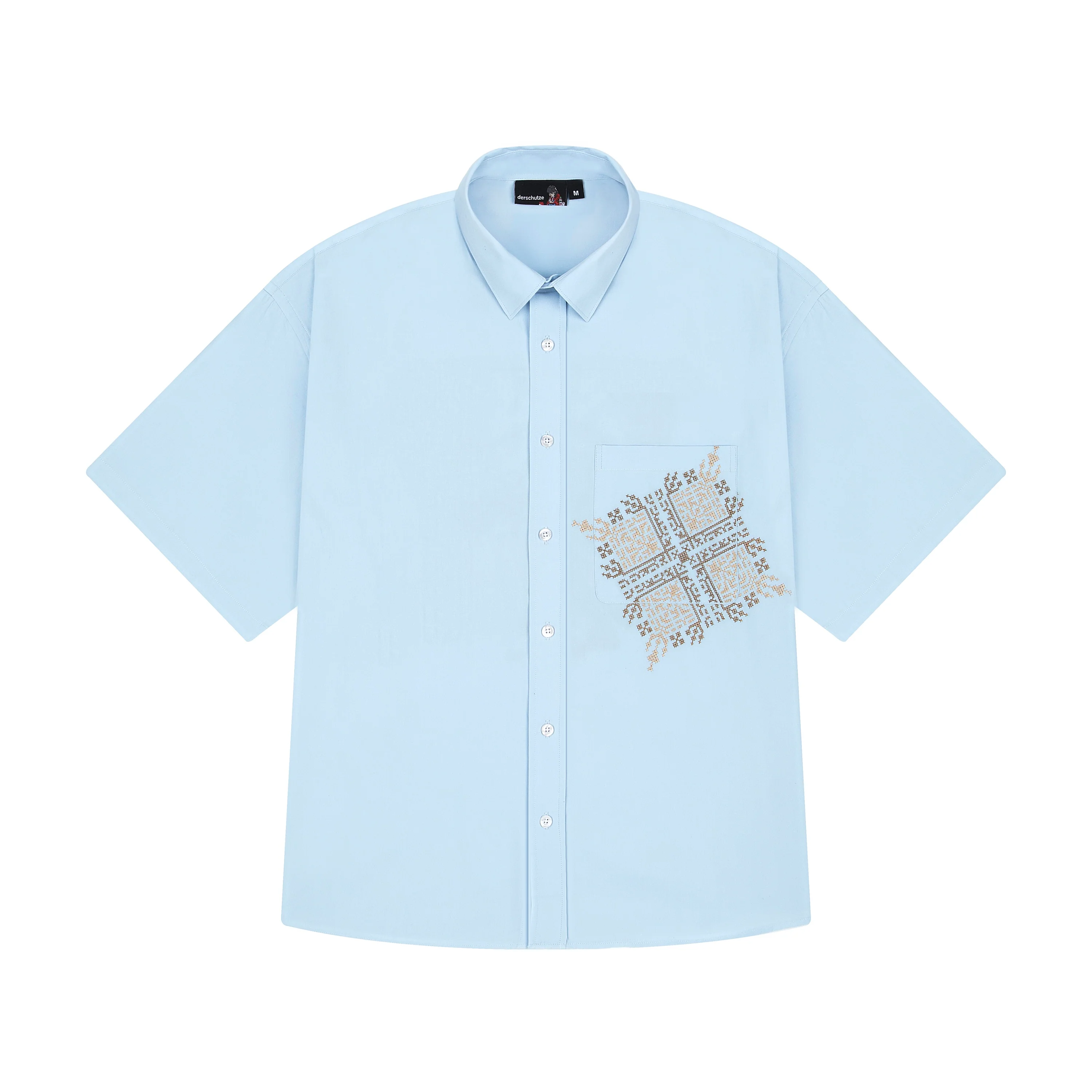 "aziza" Shirt blue - Image 2
