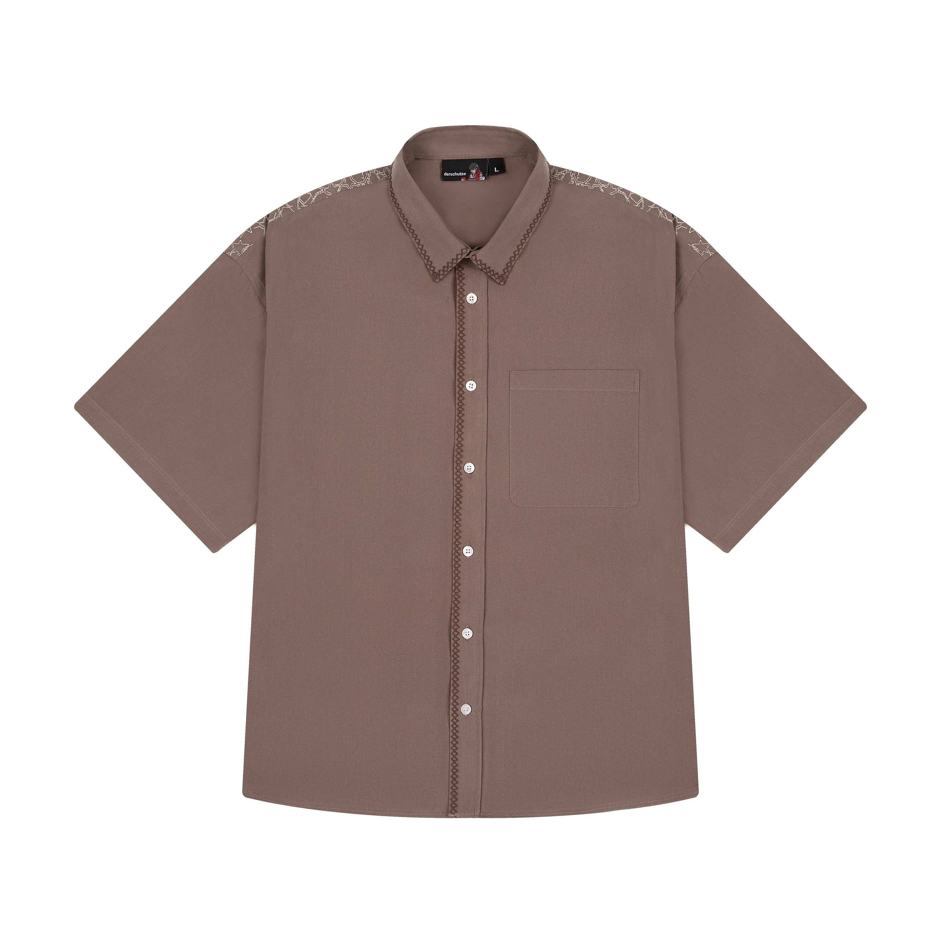 "aziza" Shirt brown - Image 2
