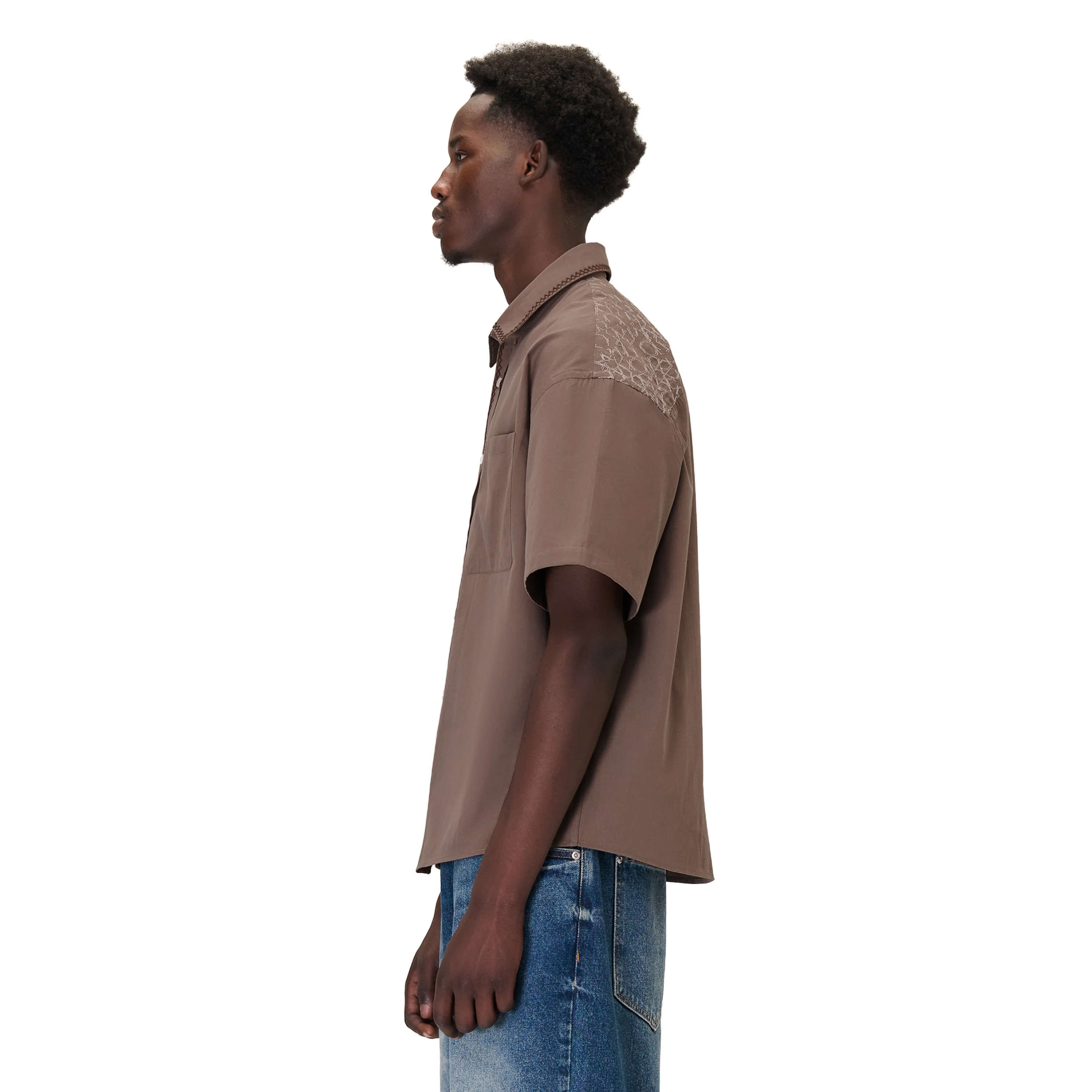"aziza" Shirt brown - Image 8