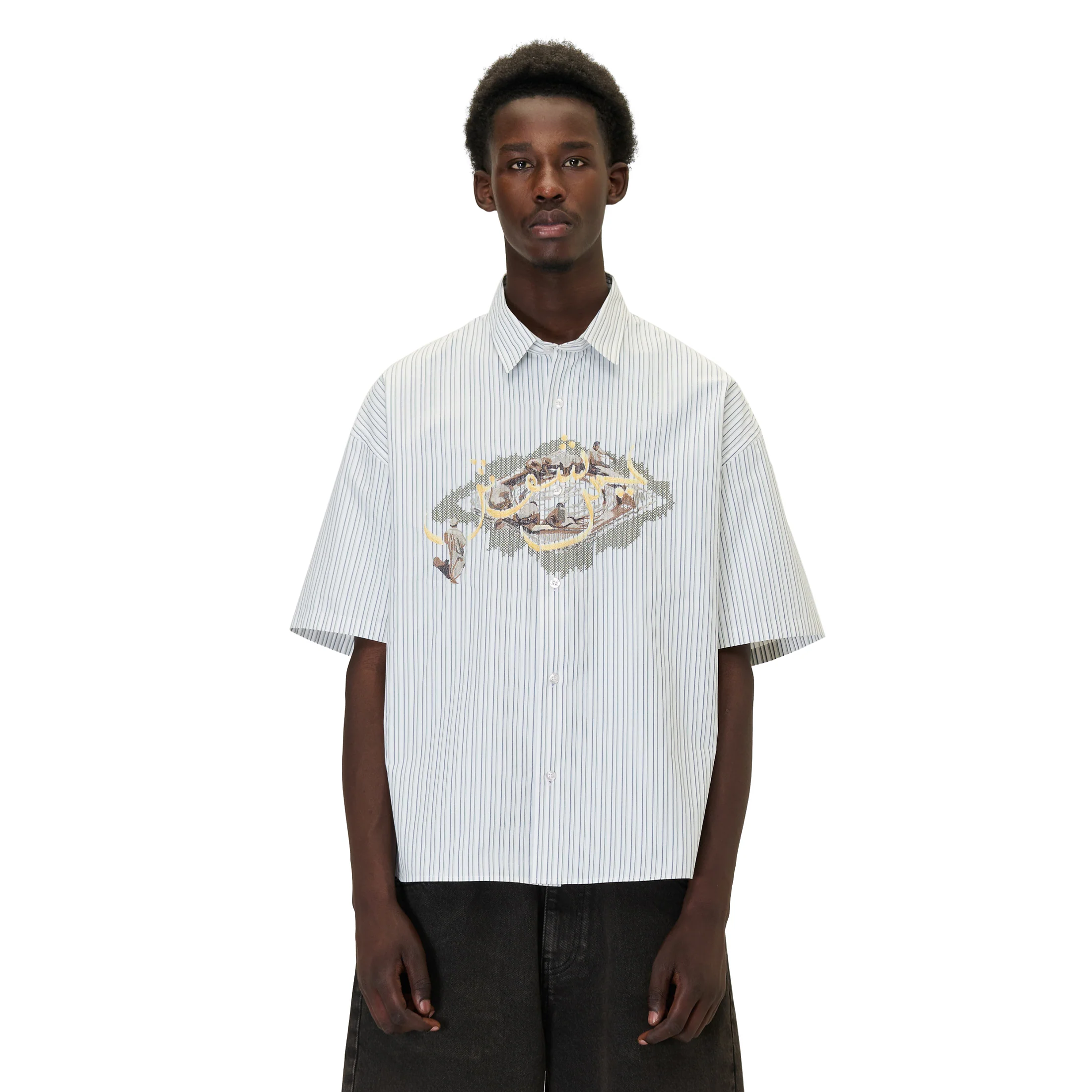 "aziza" striped Shirt - Image 6