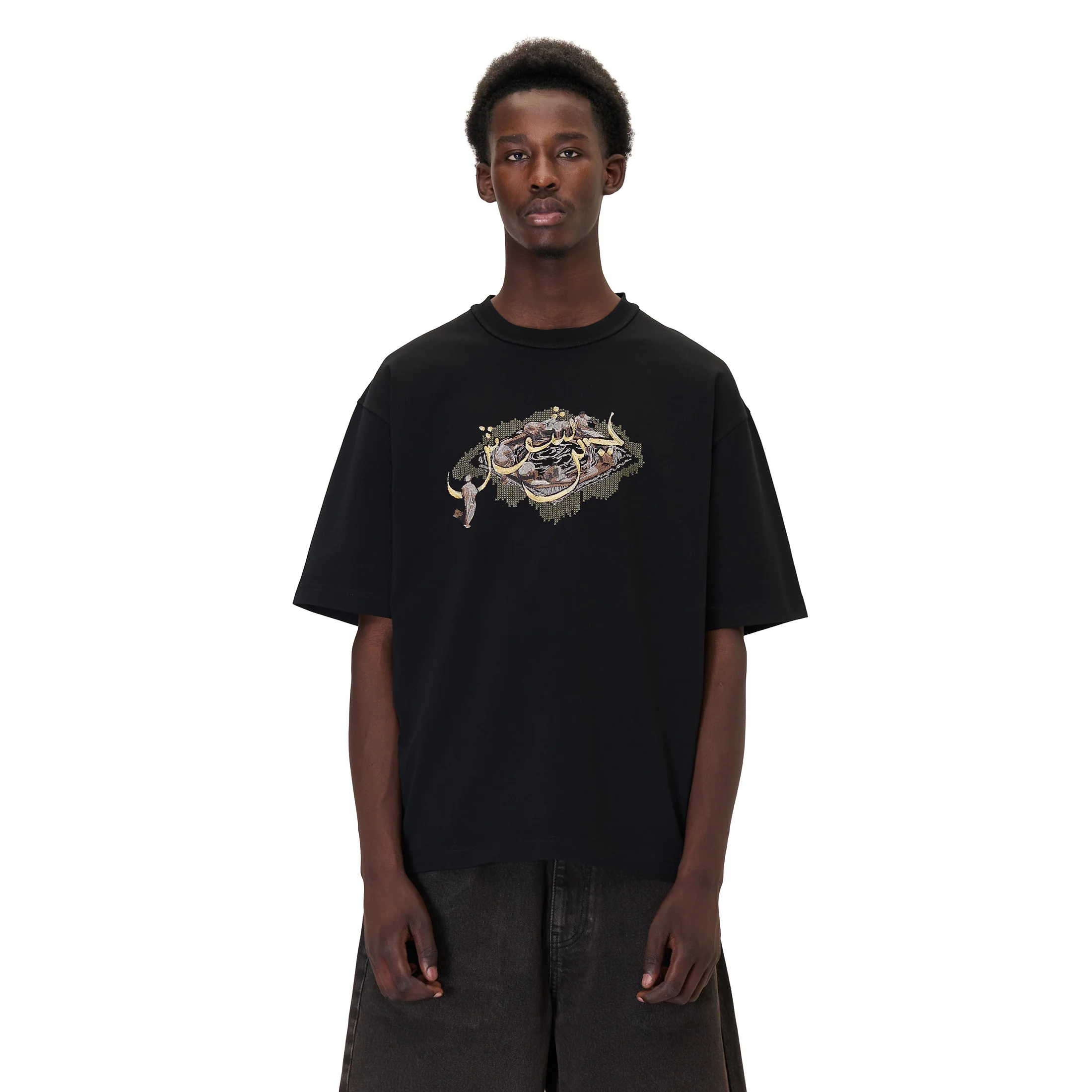 "aziza" T Shirt black 02 - Image 5