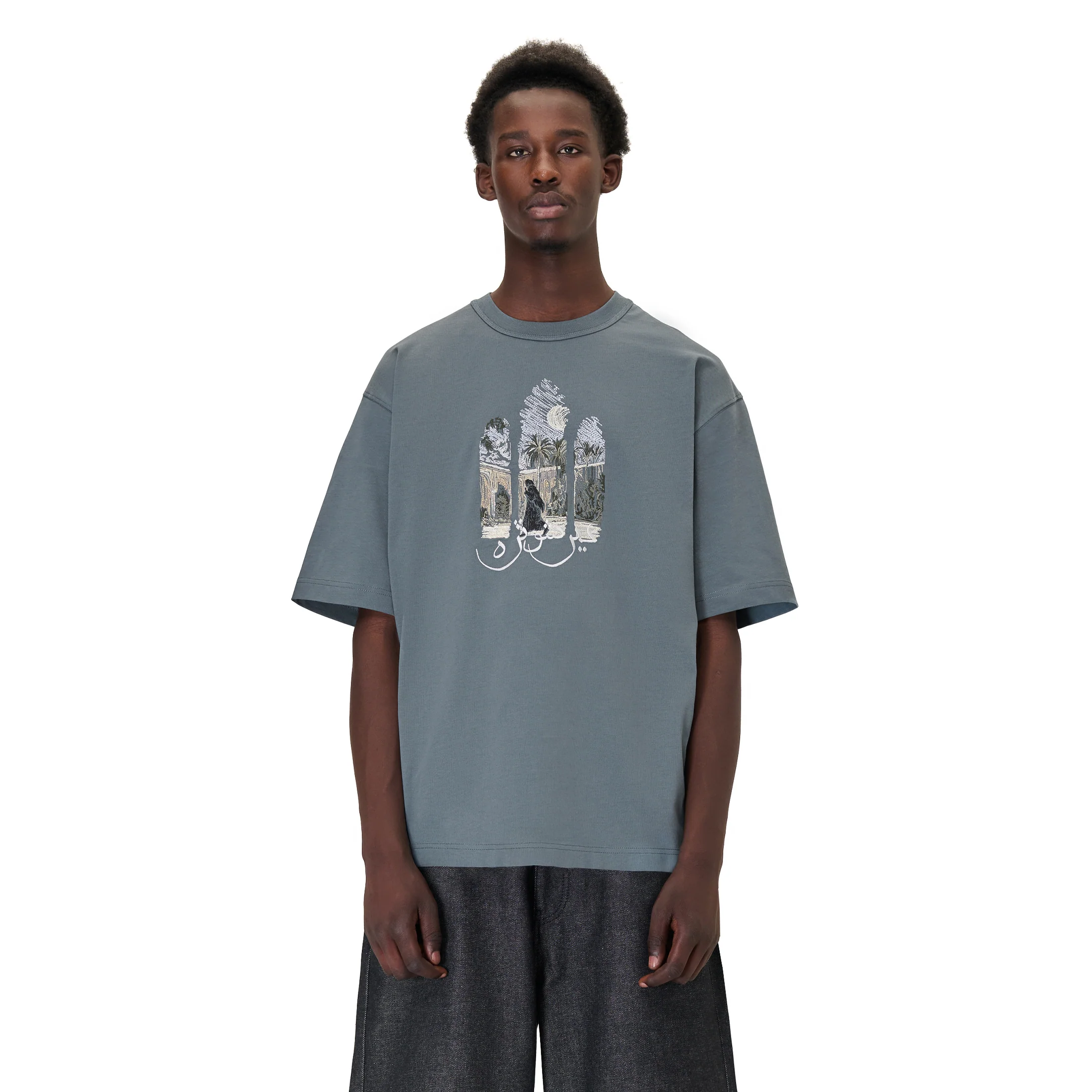 "aziza" T Shirt blue - Image 5