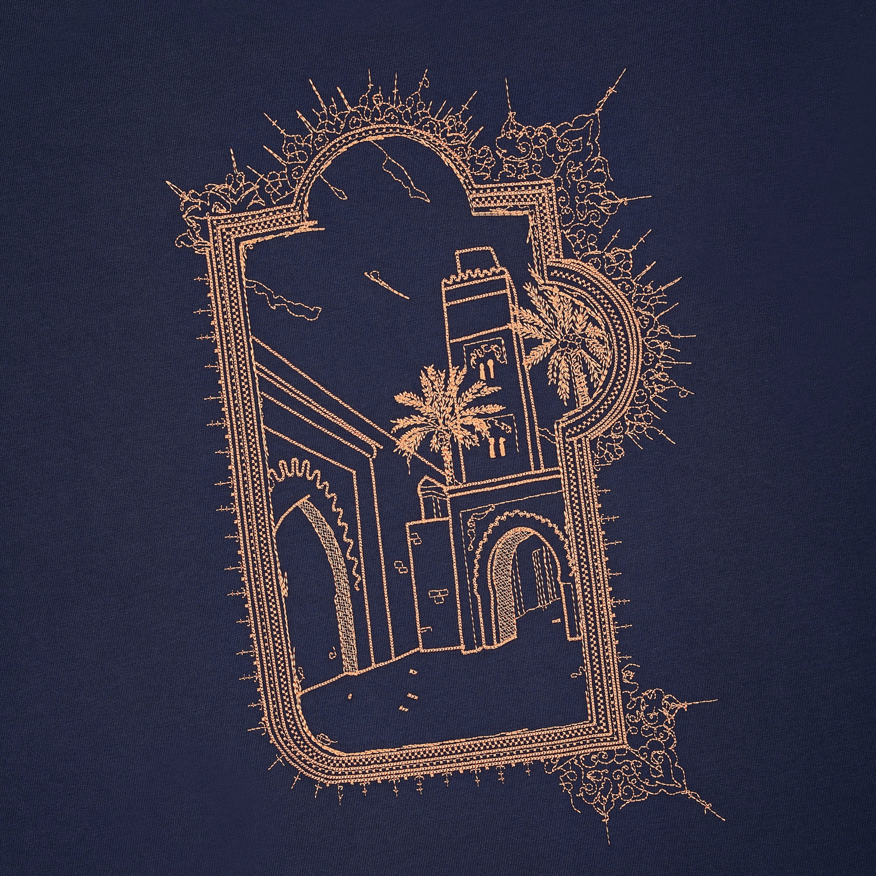 "aziza" T Shirt navy - Image 5