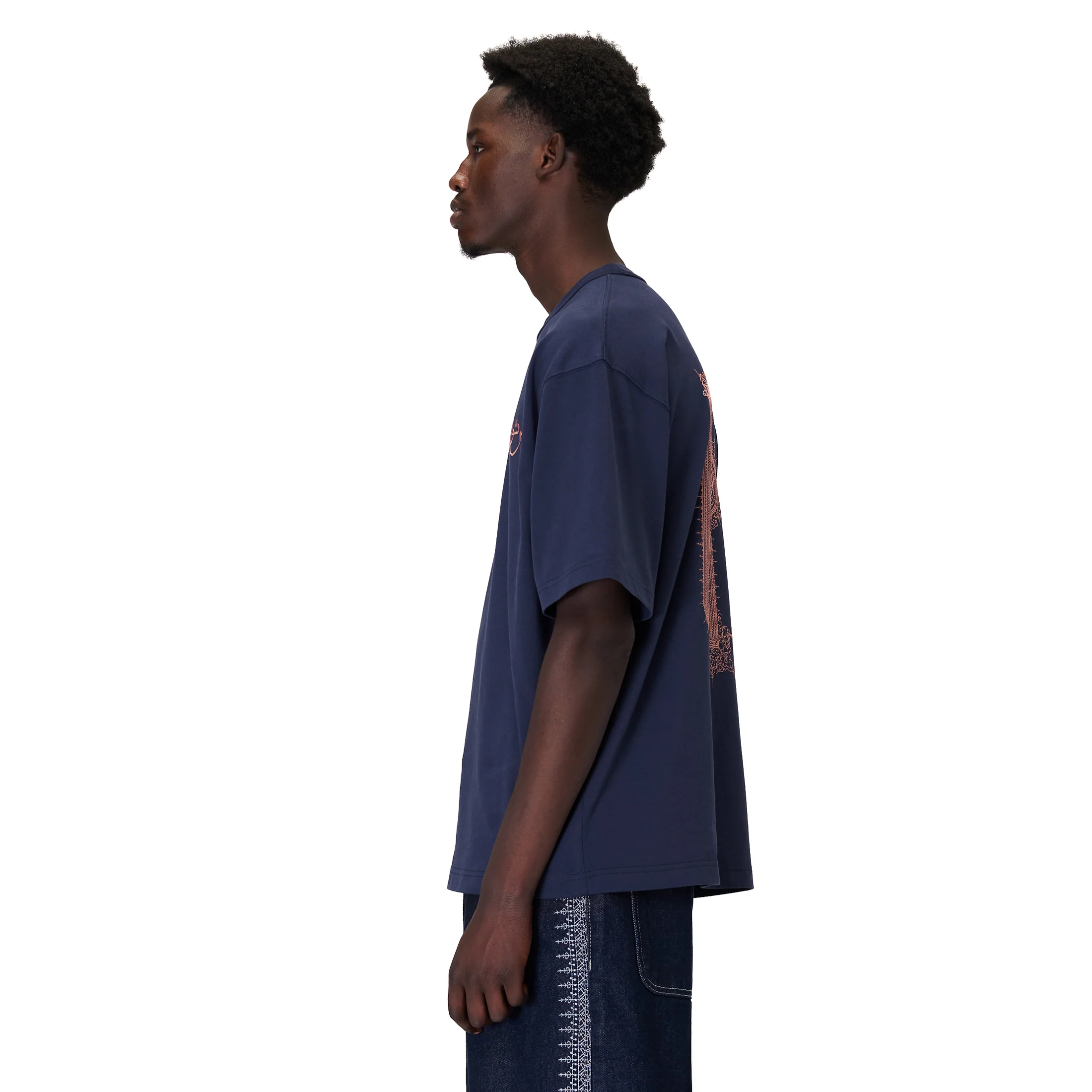 "aziza" T Shirt navy - Image 7