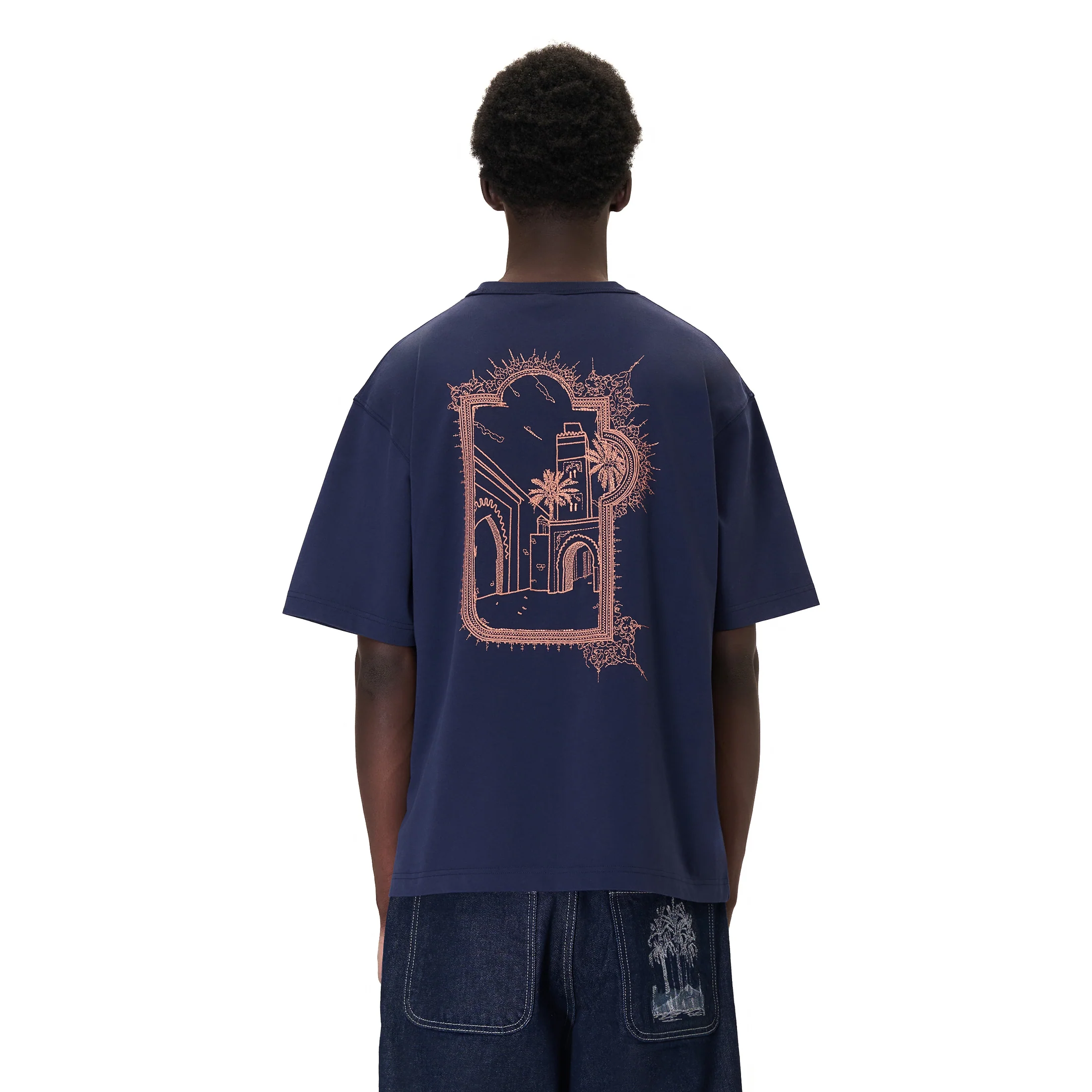 "aziza" T Shirt navy - Image 8