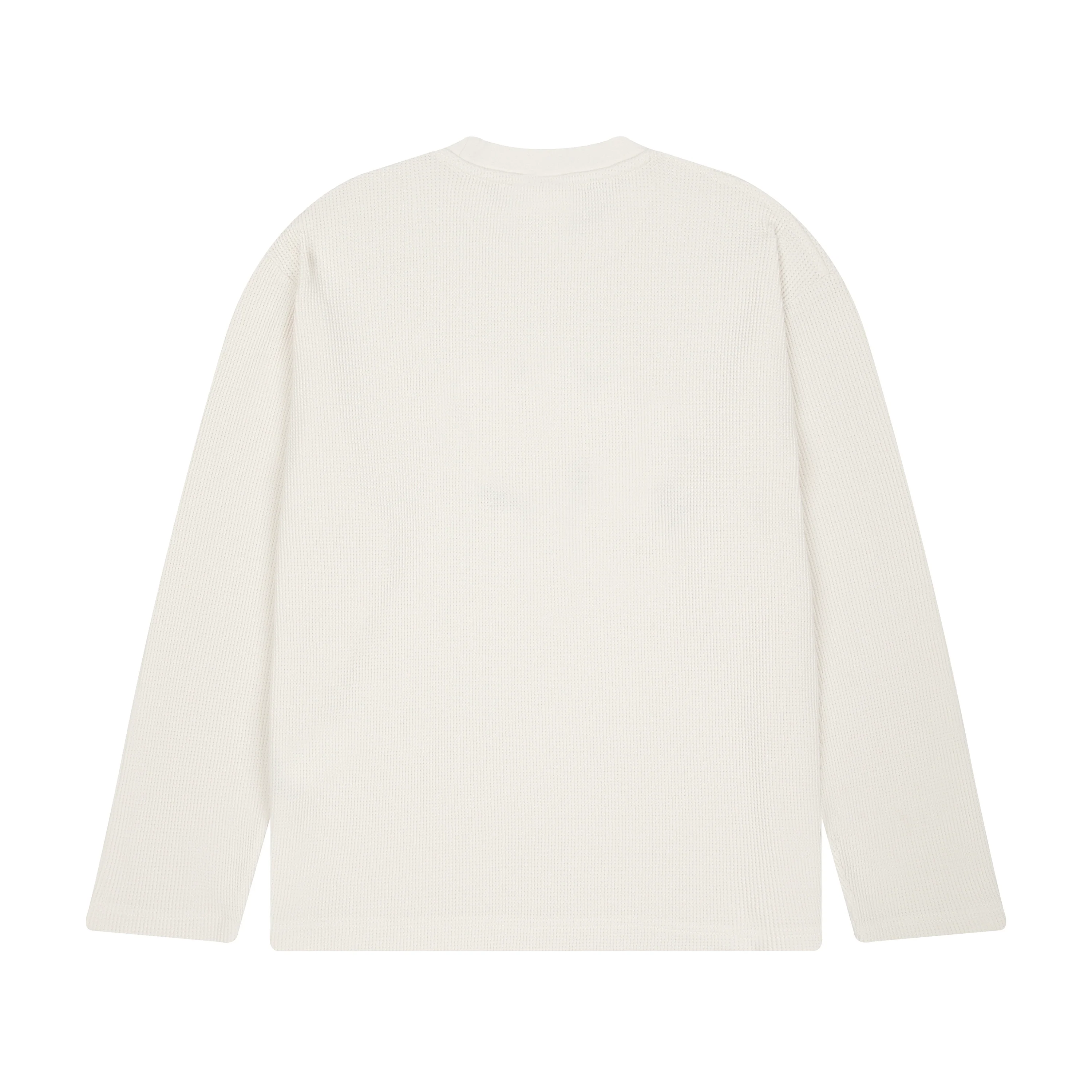 "aziza" waffle Longsleeve off white - Image 2
