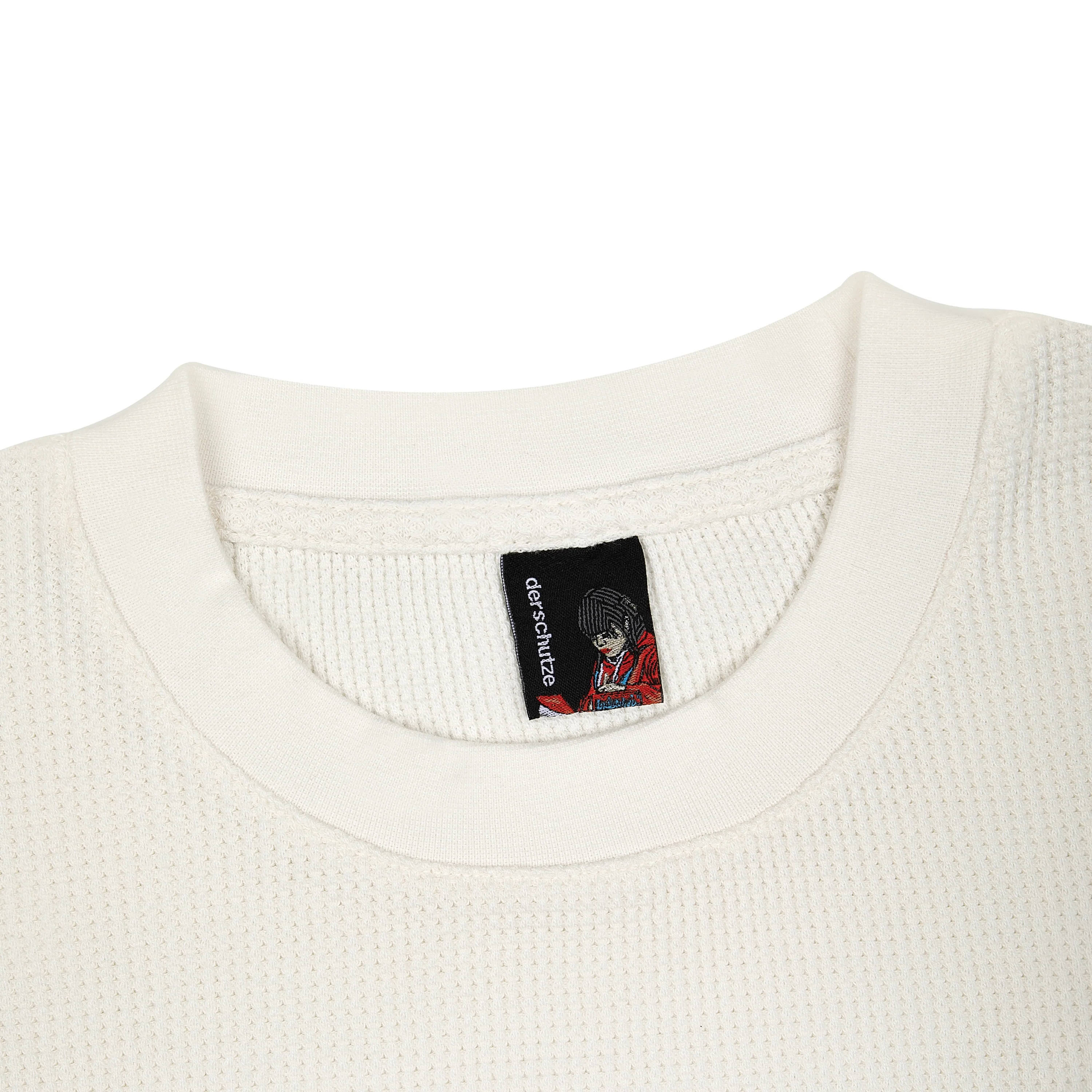 "aziza" waffle Longsleeve off white - Image 3