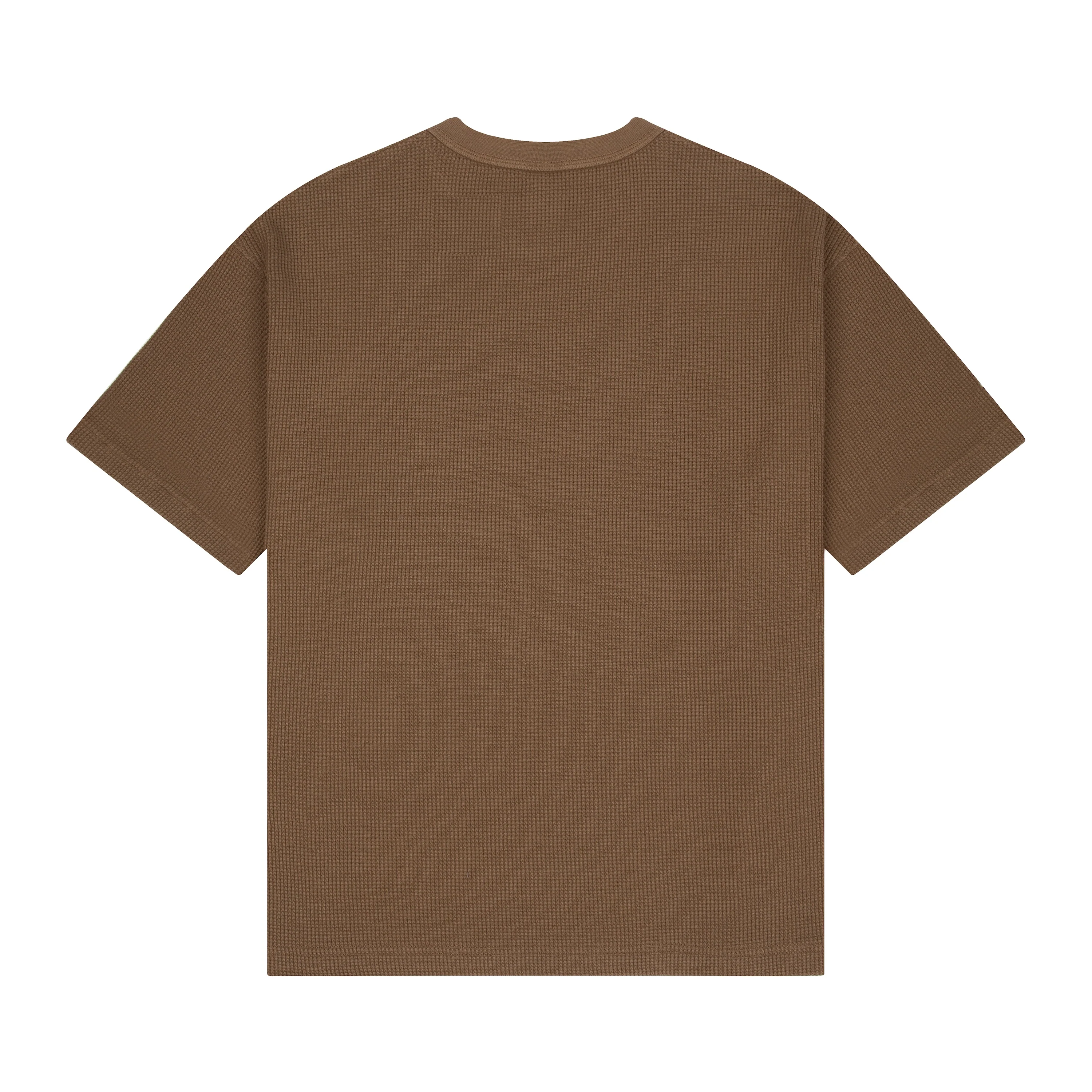 "aziza" waffle T Shirt brown - Image 2